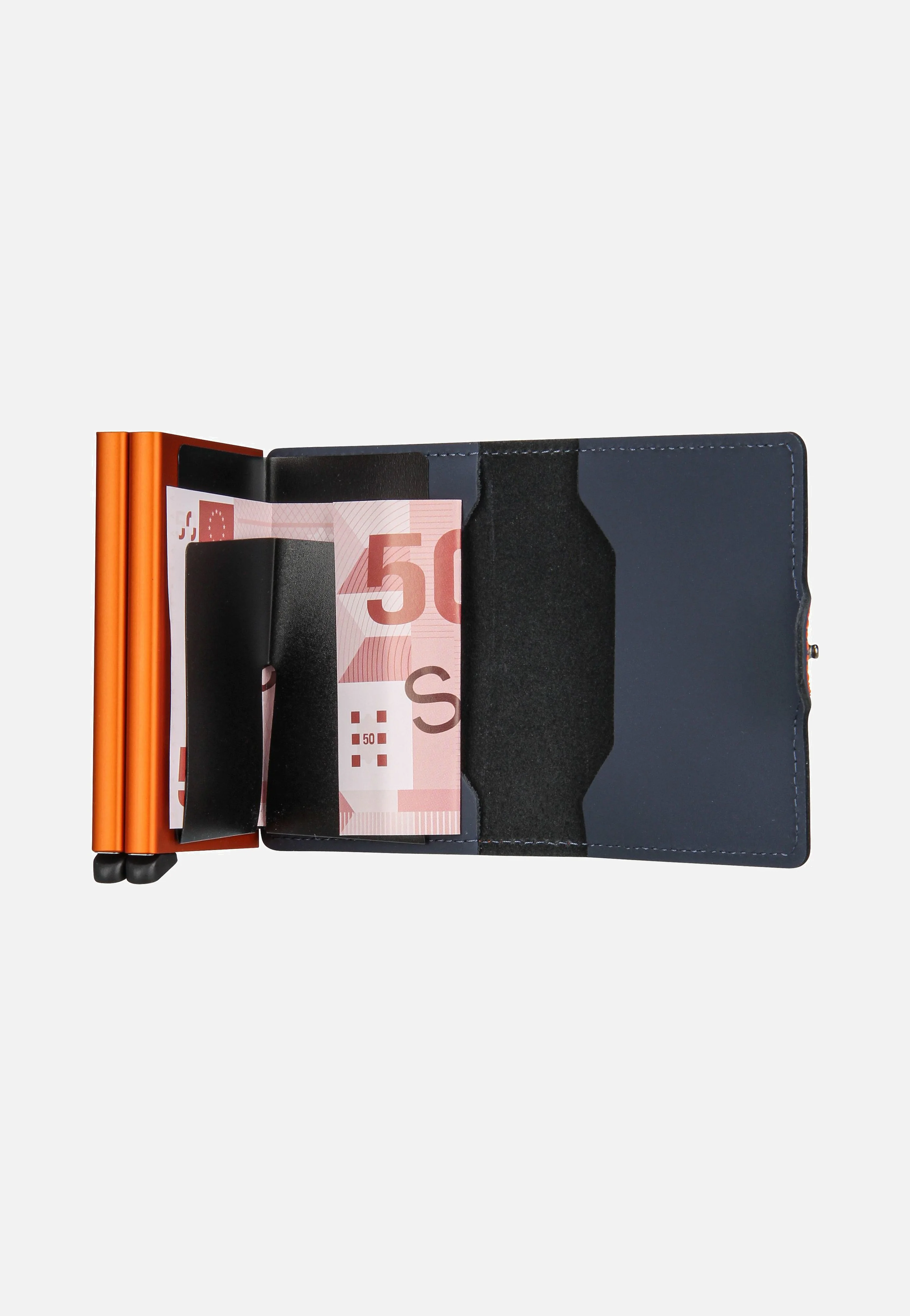 Twinwallet Matte Night Blue-Orange - Portemonnaie - Image 4