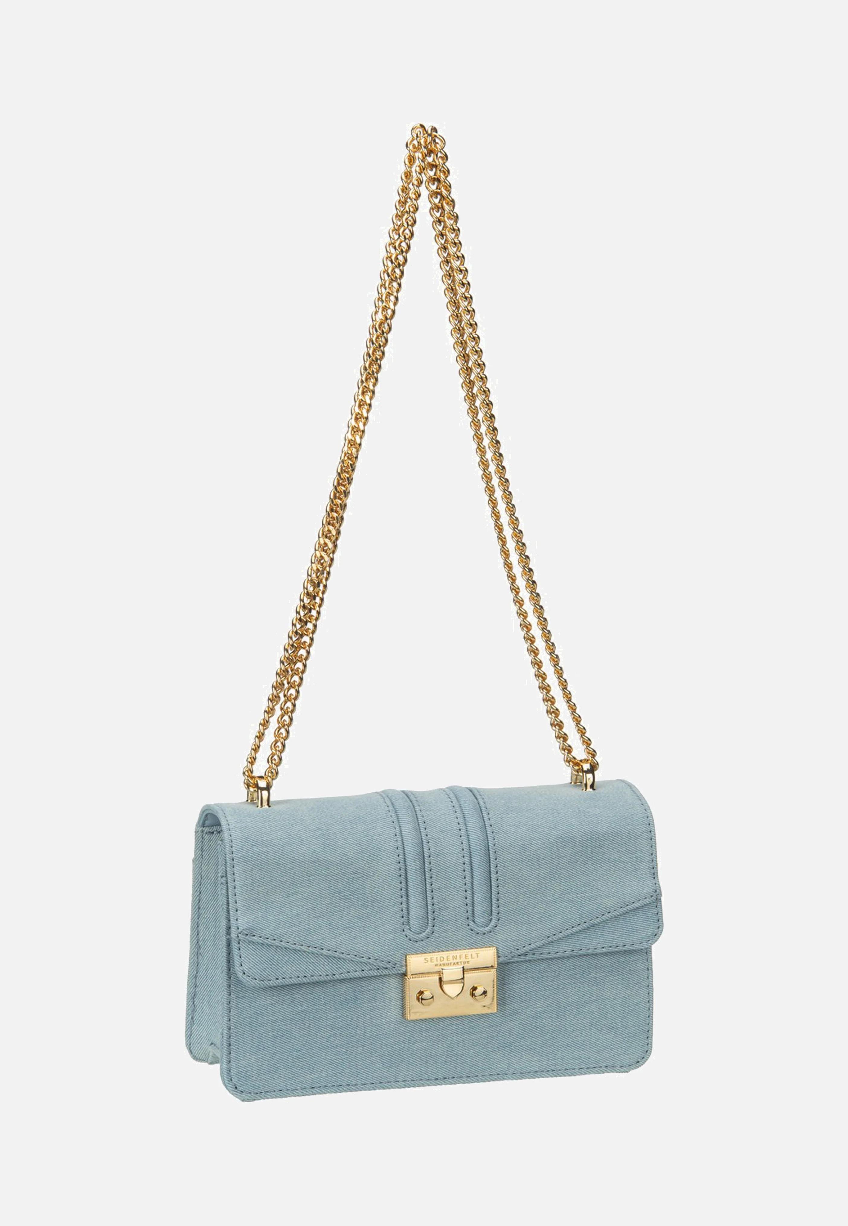 Roros East-West Denim In Blue - Abendtasche