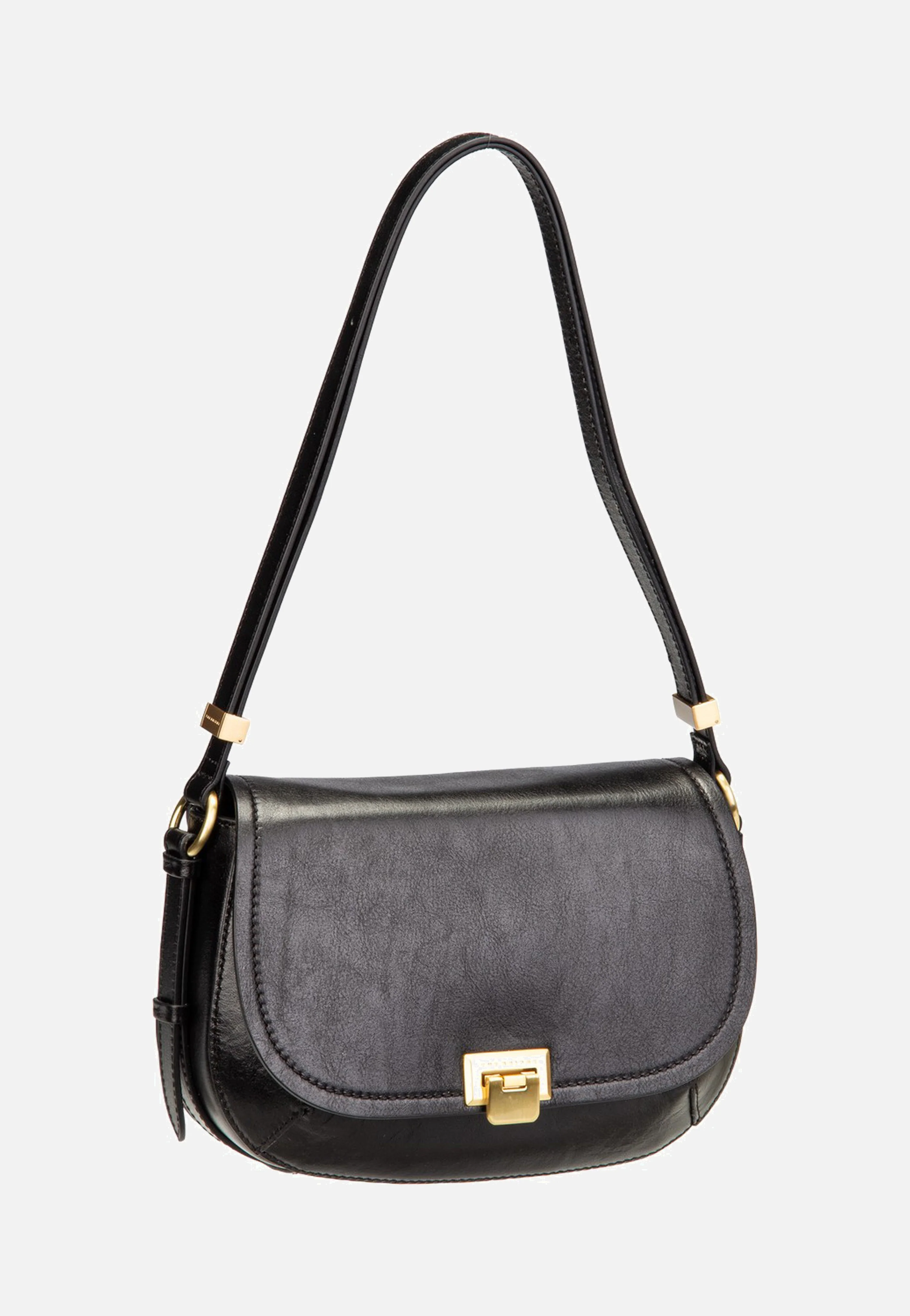 Federica Crossbody Nero/Oro - Crossbody Bag
