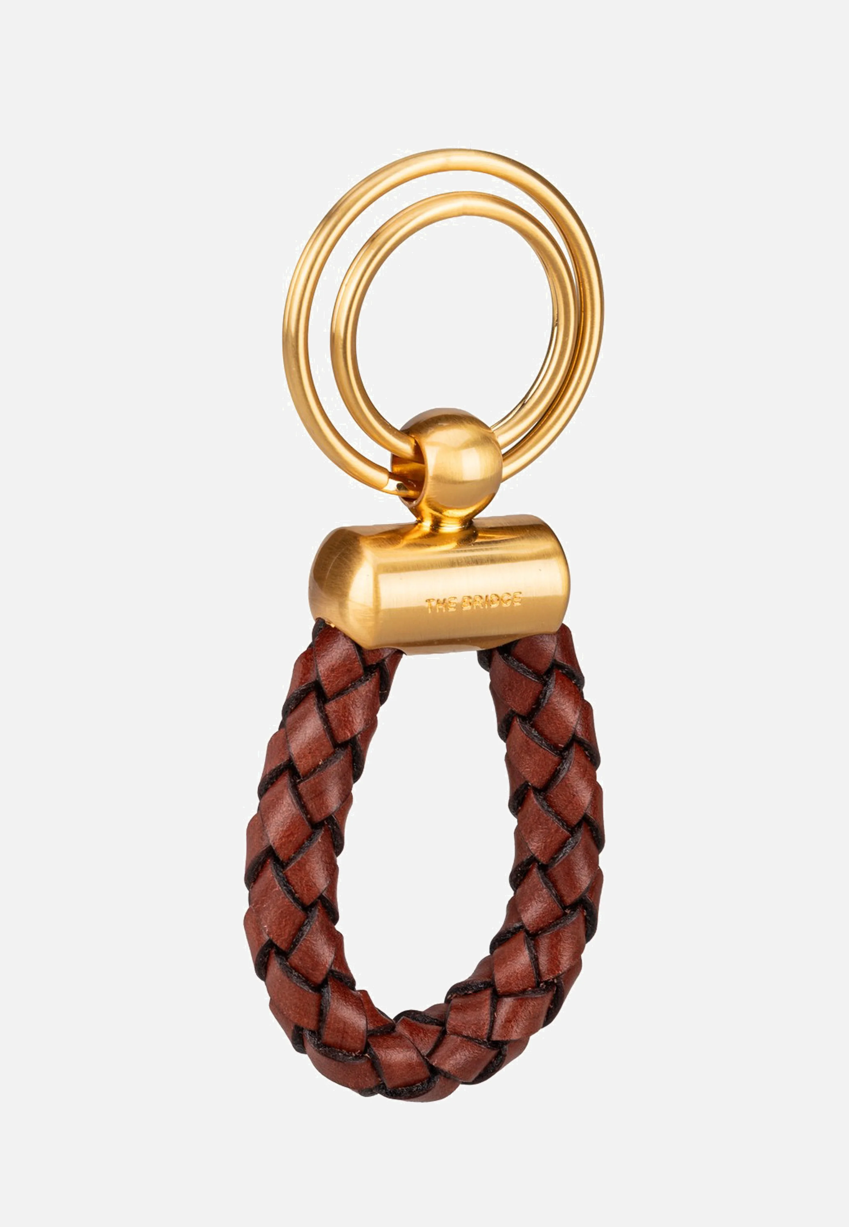 Stouo Key Ring Marrone/Oro - Schlüsselanhänger