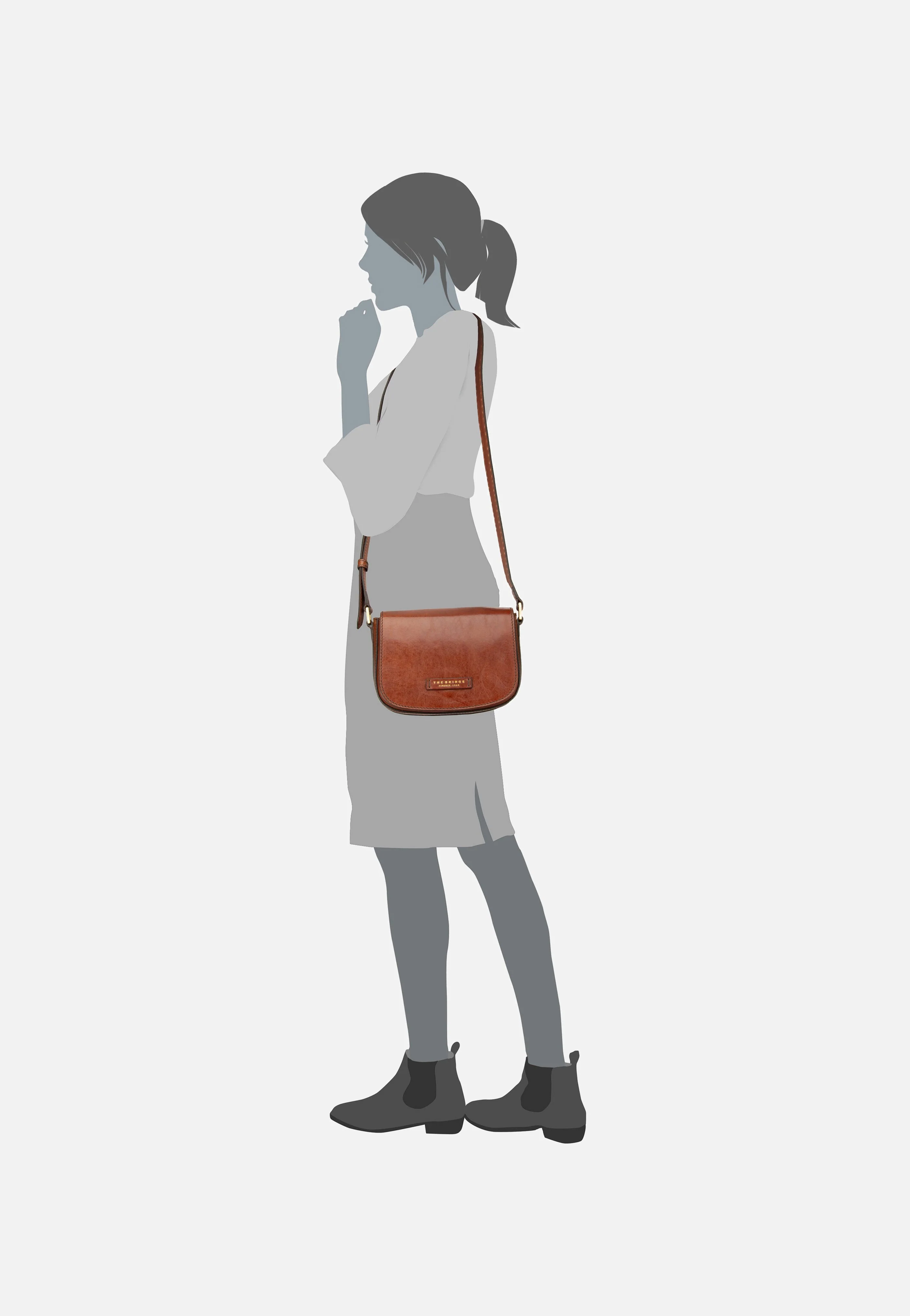 Viitoria 4203 Marrone/Oro - Saddle Bag - Image 6