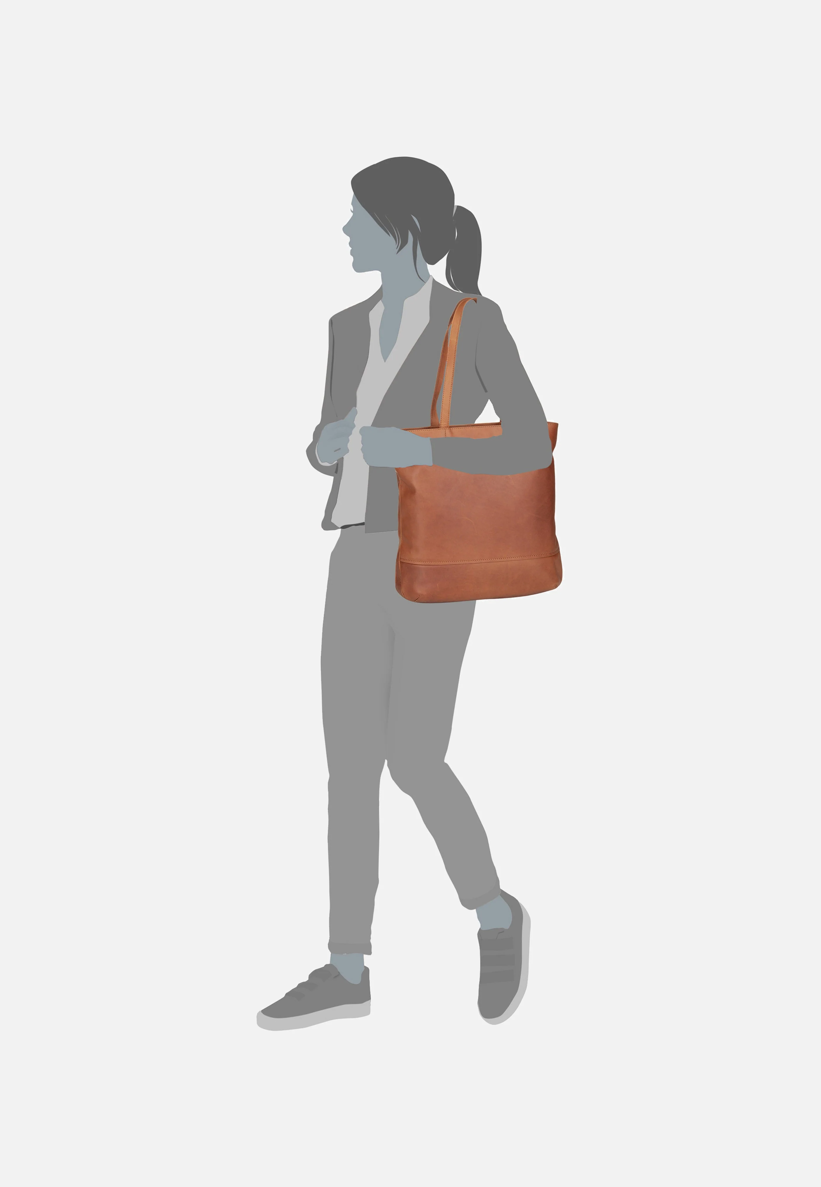 Emilia 0210 Cognac - Shopper - Image 6