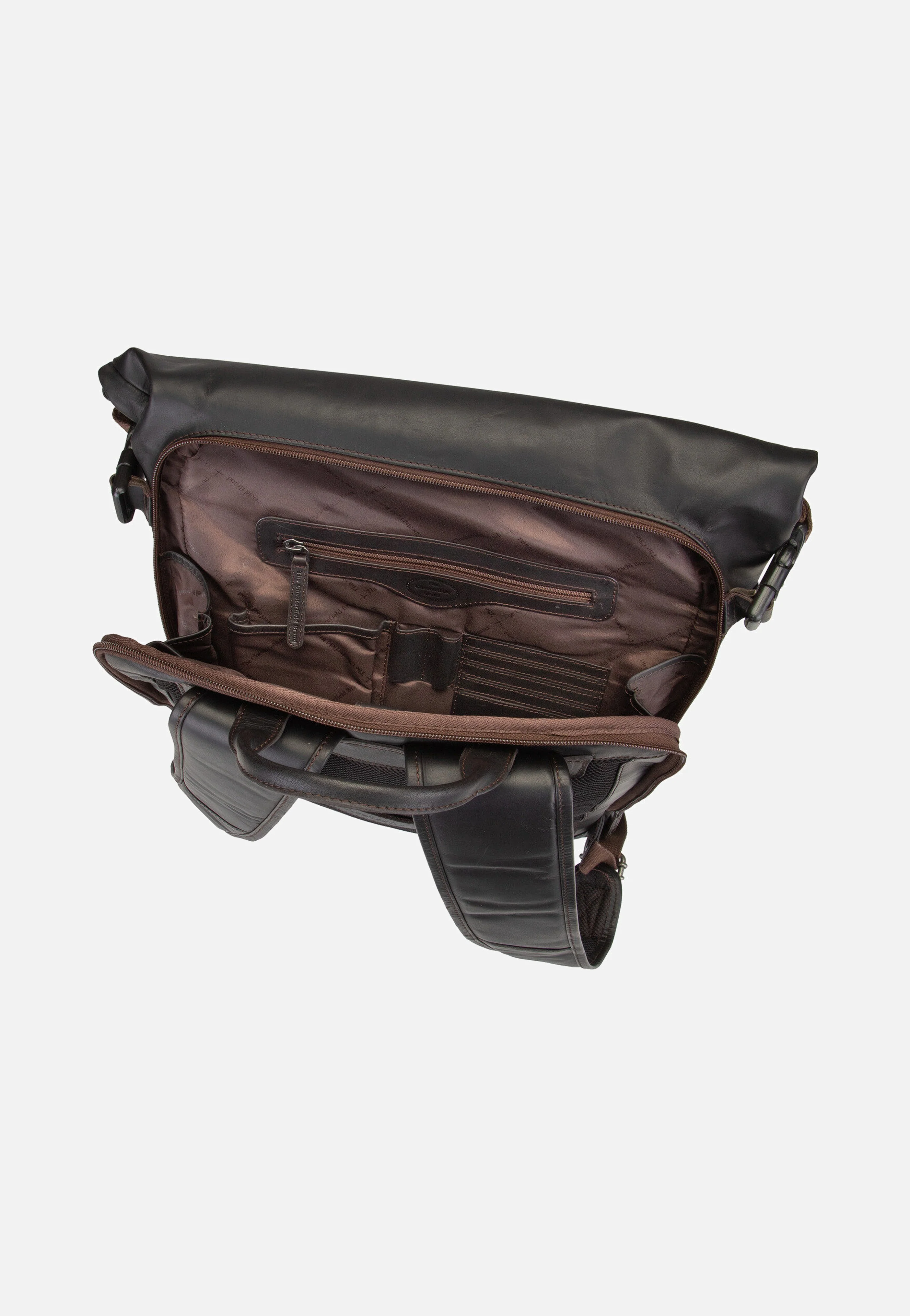 Liverpool 0309 Brown - Rolltop Rucksack - Image 3