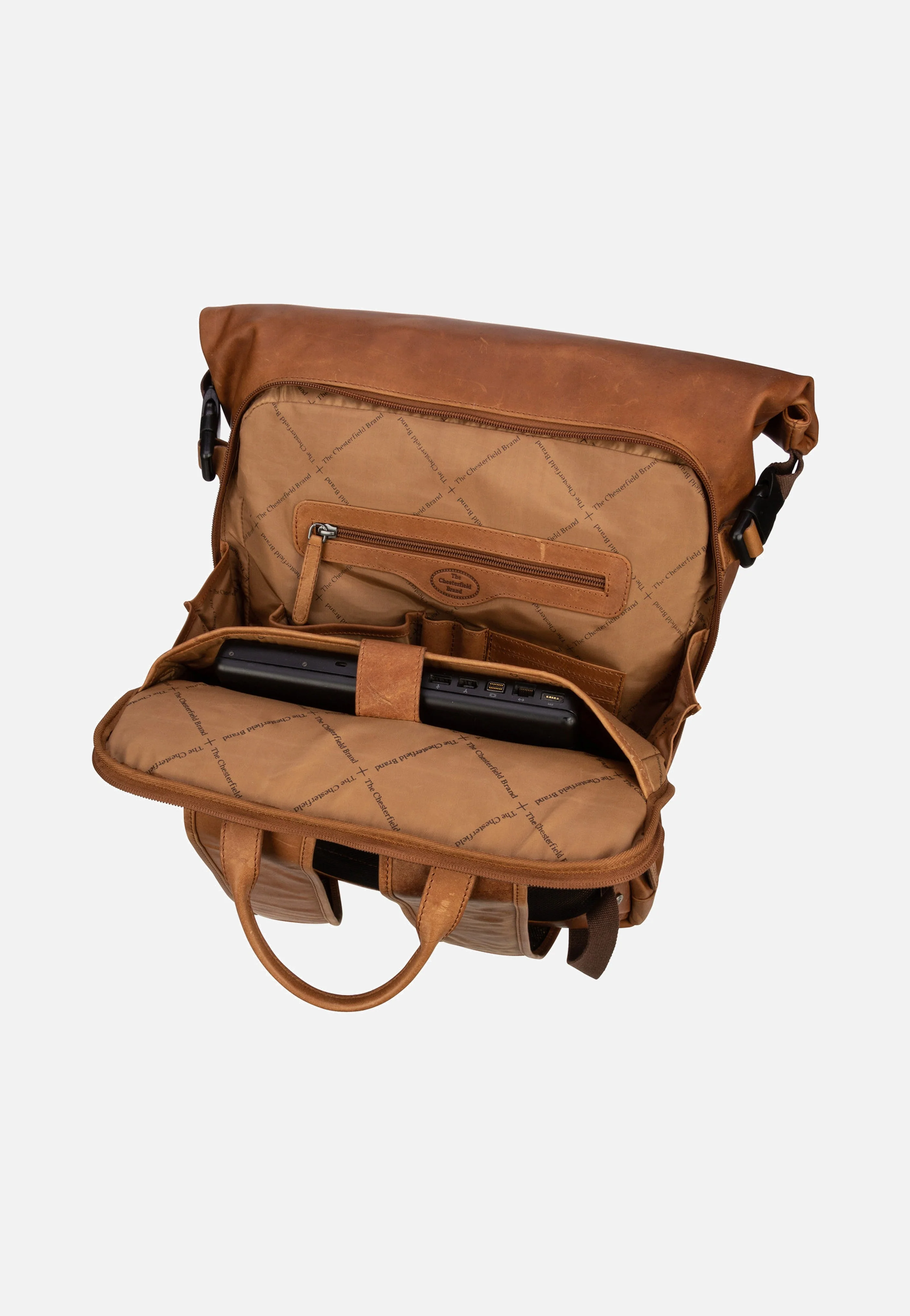 Liverpool 0309 Cognac - Rolltop Rucksack - Image 4