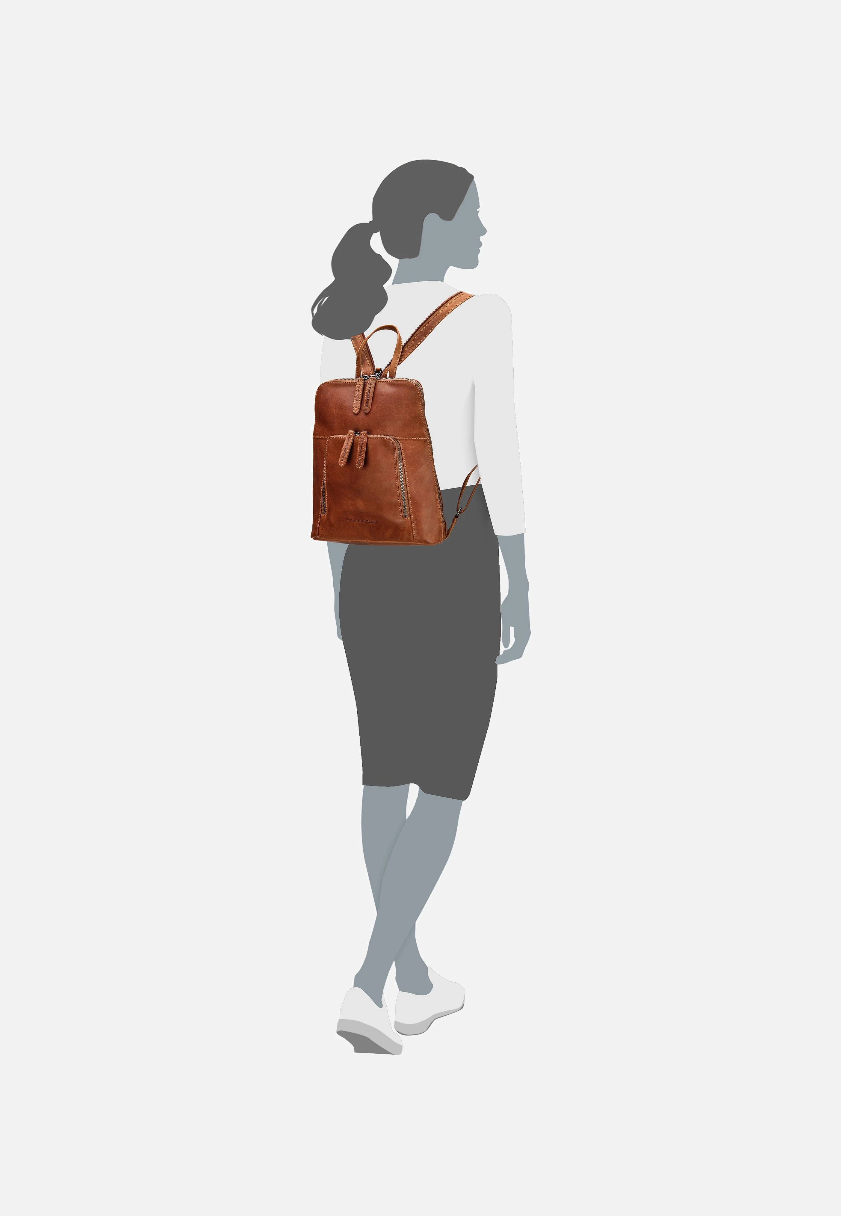 Vivian 0236 Cognac - Rucksack - Image 7