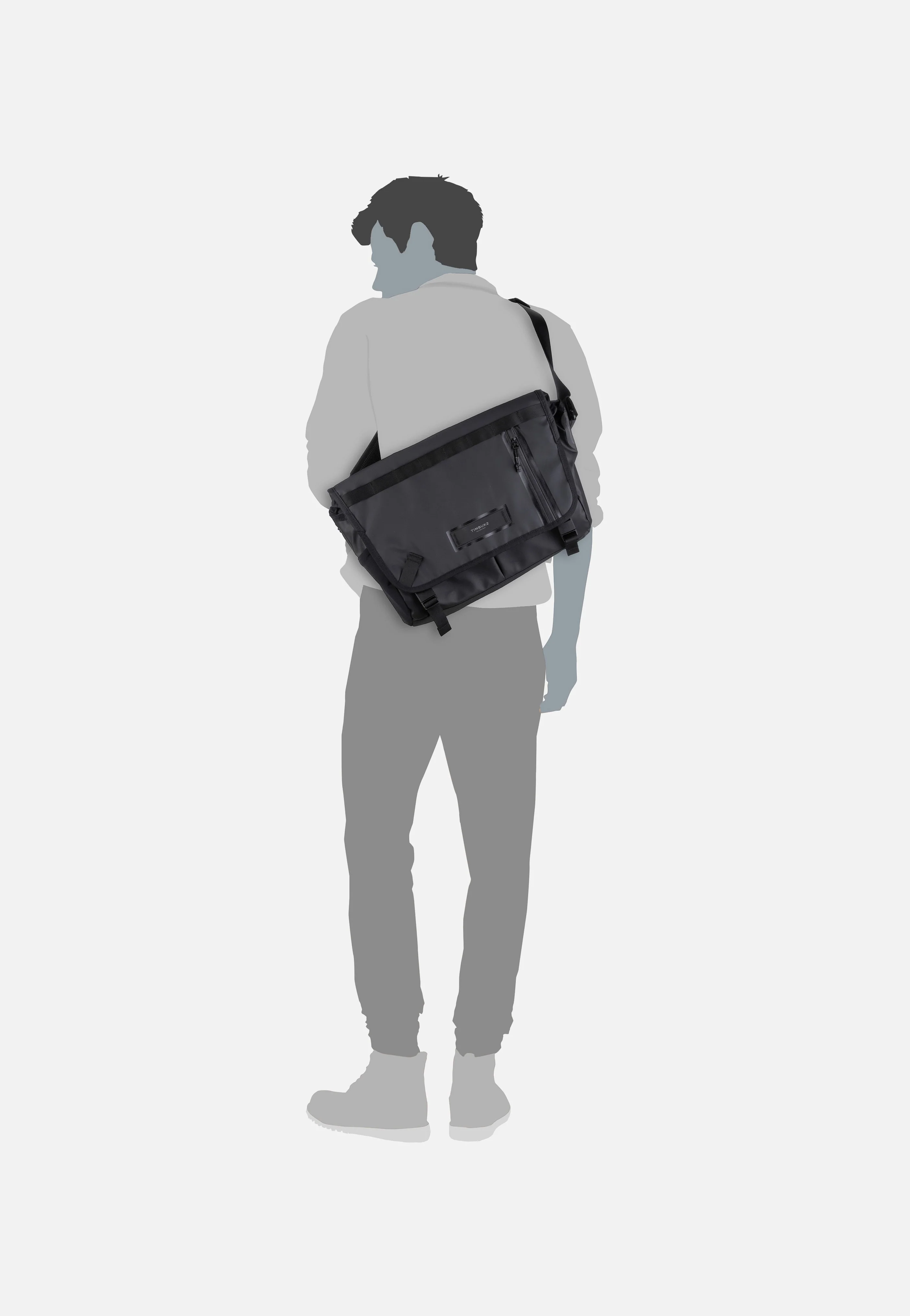 Especial Stash M Jet Black - Messenger Bag - Image 7