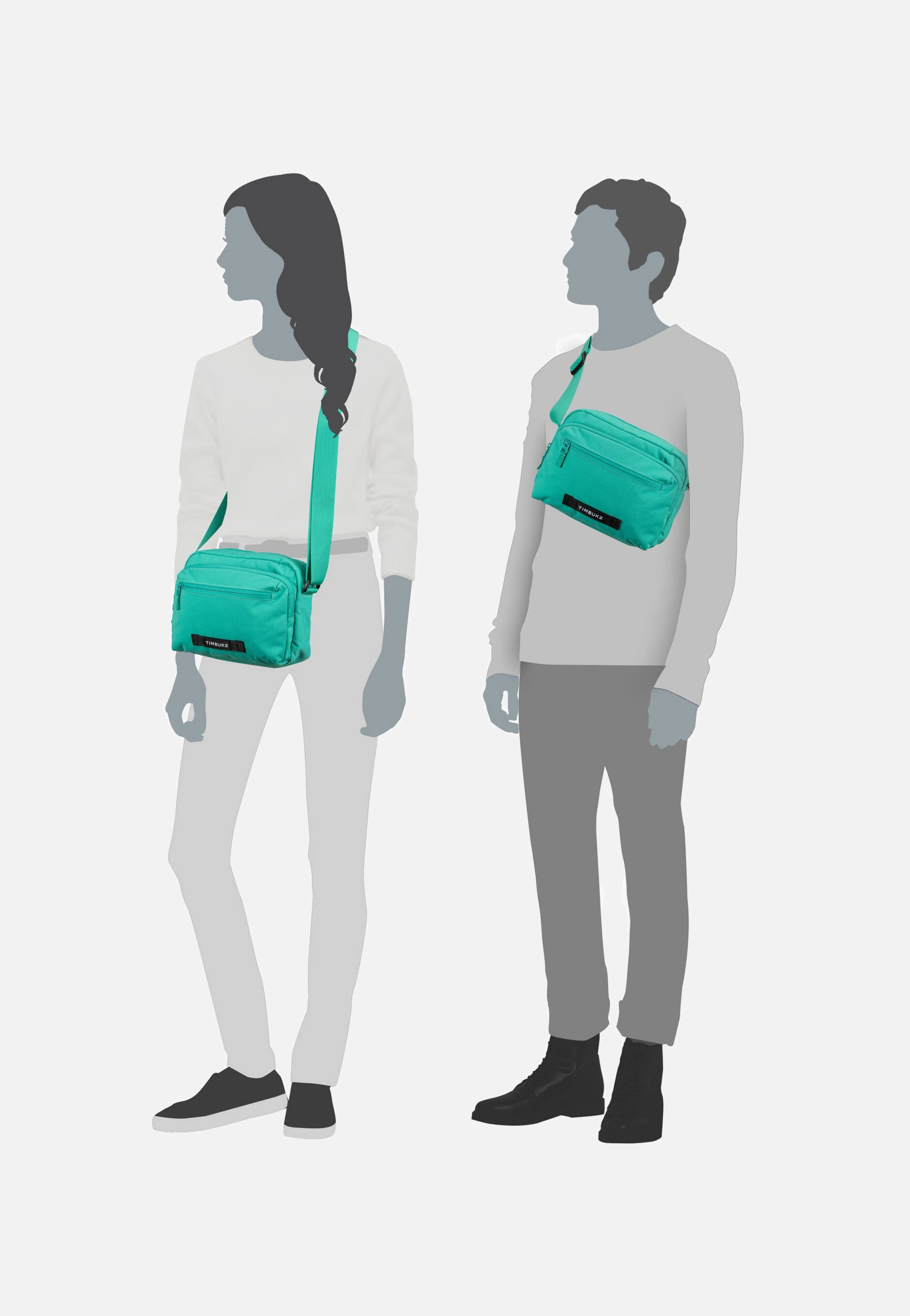 Flight 1075 CB Jade - Crossbody Bag - Image 8