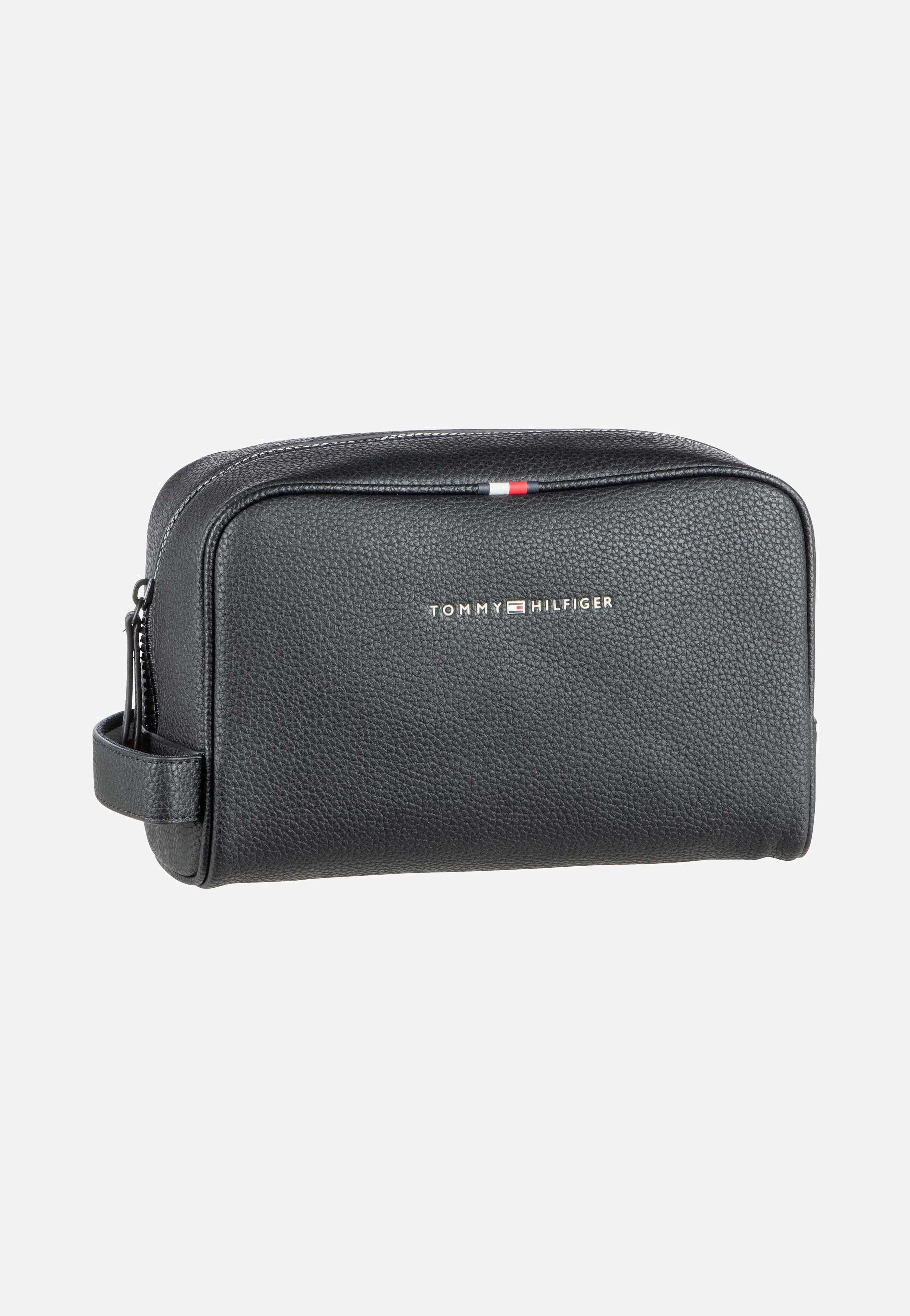 Essential PU Washbag Black - Kulturbeutel