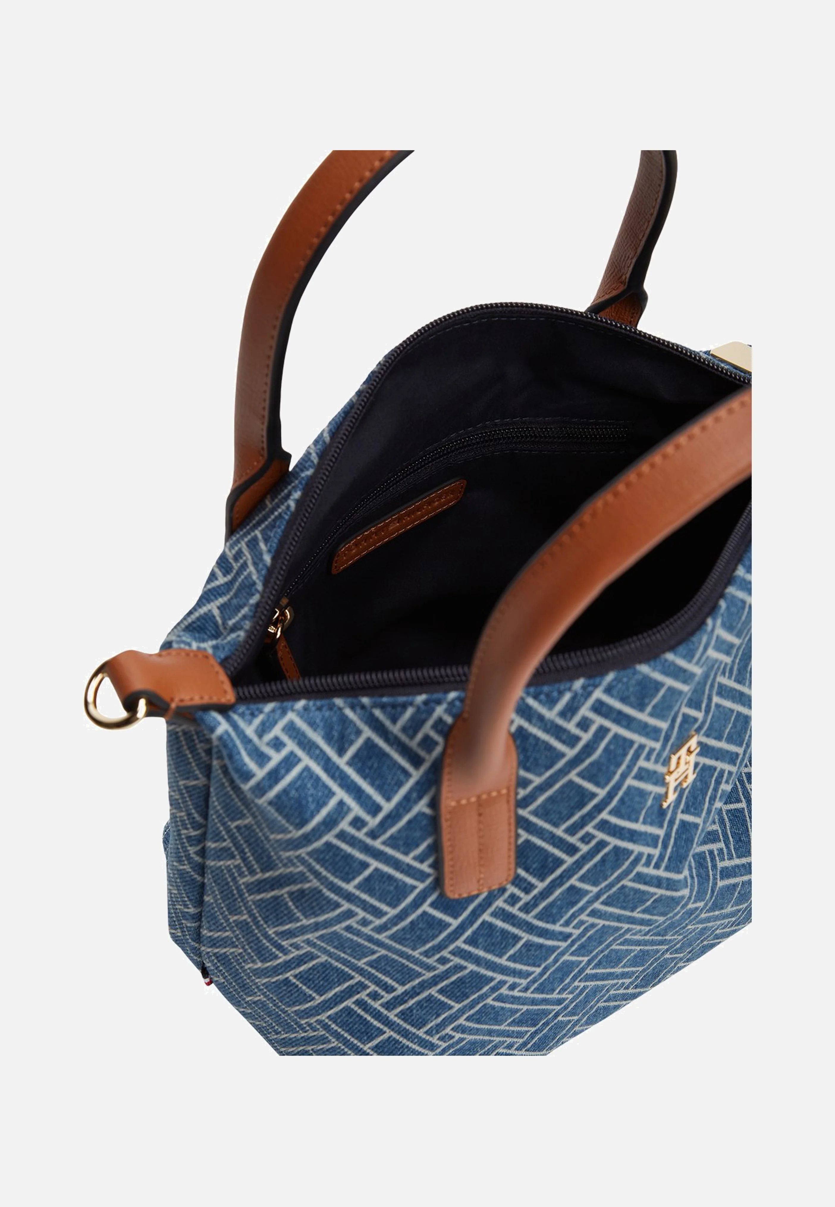 Popette Mini Tote Denim Flag Blue Denim - Tote Bag - Image 4