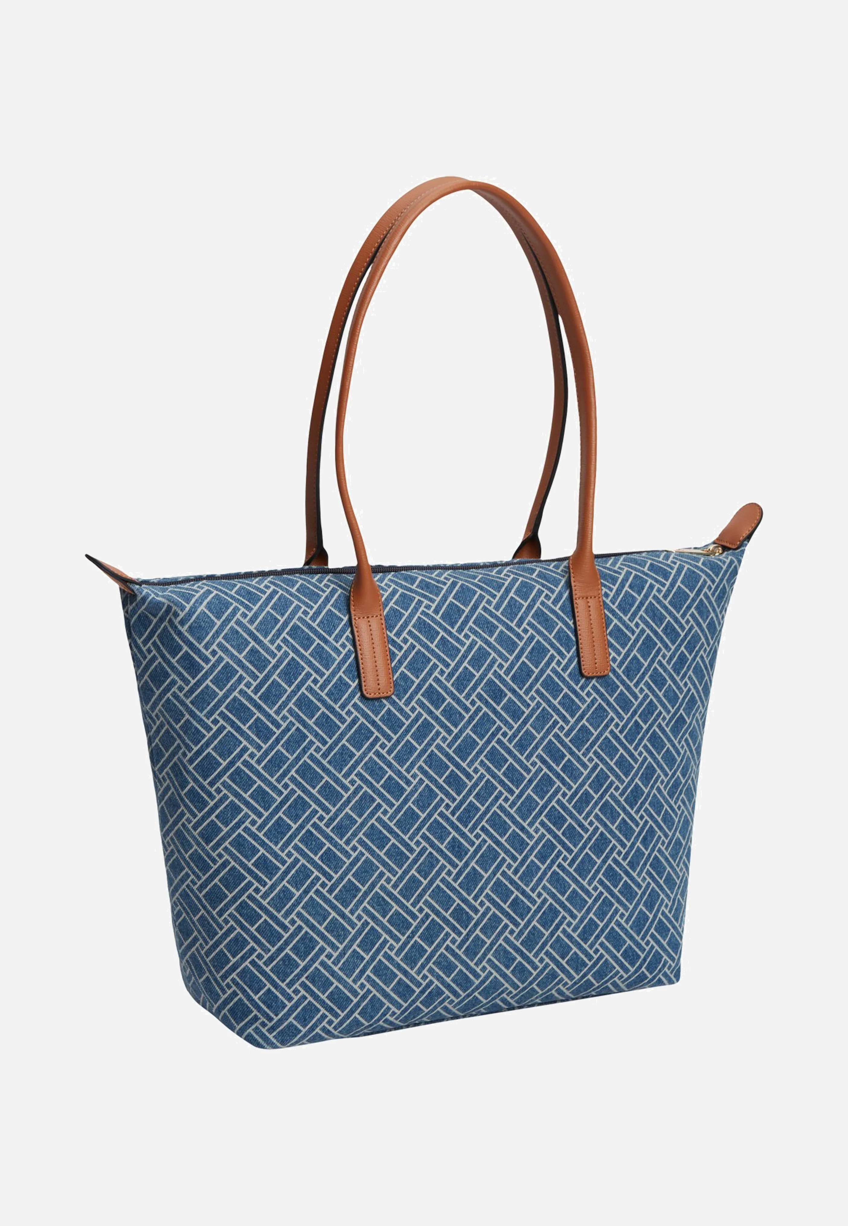 Popette Tote Denim Flag Blue Denim - Shopper - Image 2
