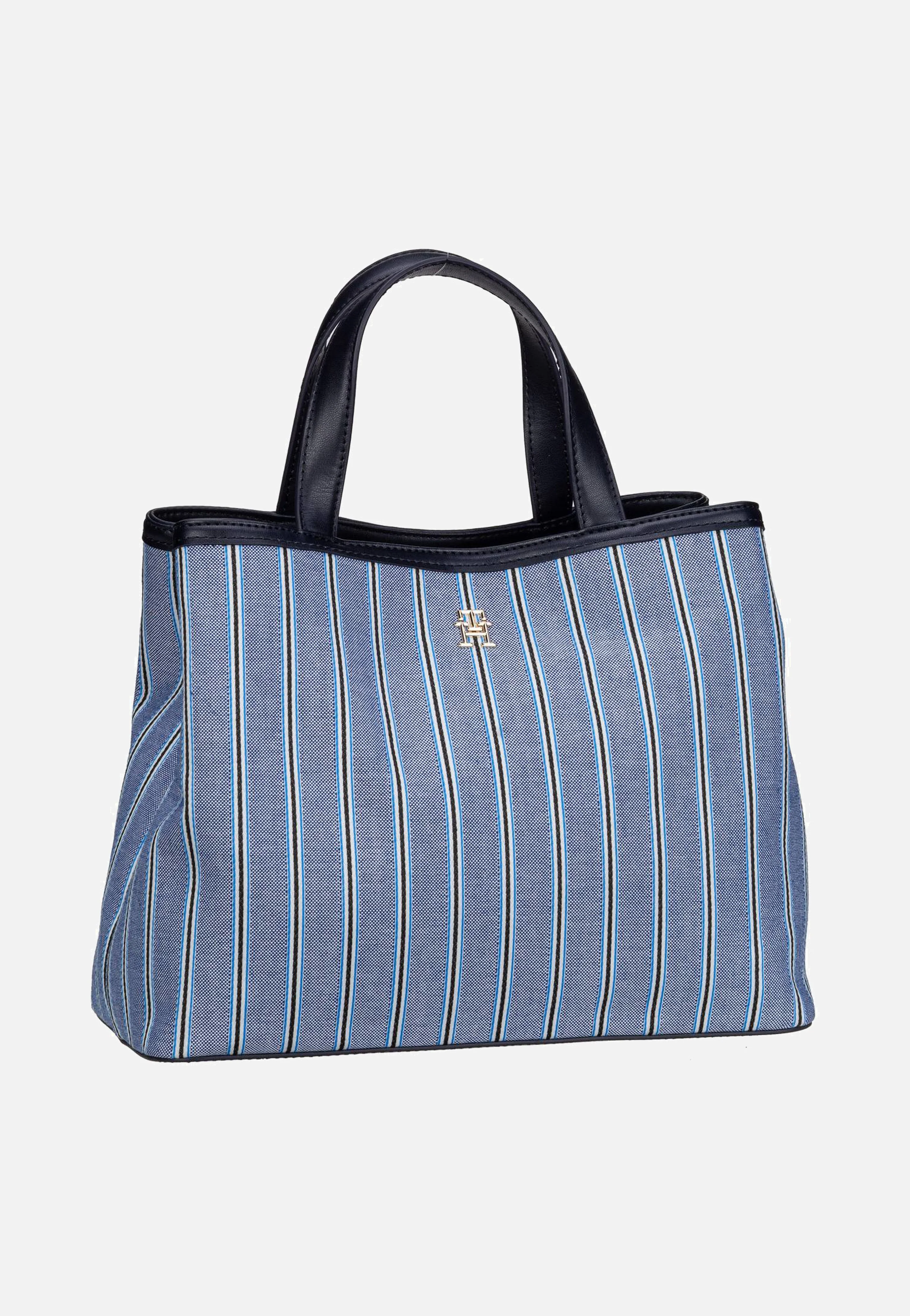 TH Spring Chic Stripes SP24 Space Blue Stripes - Tote Bag