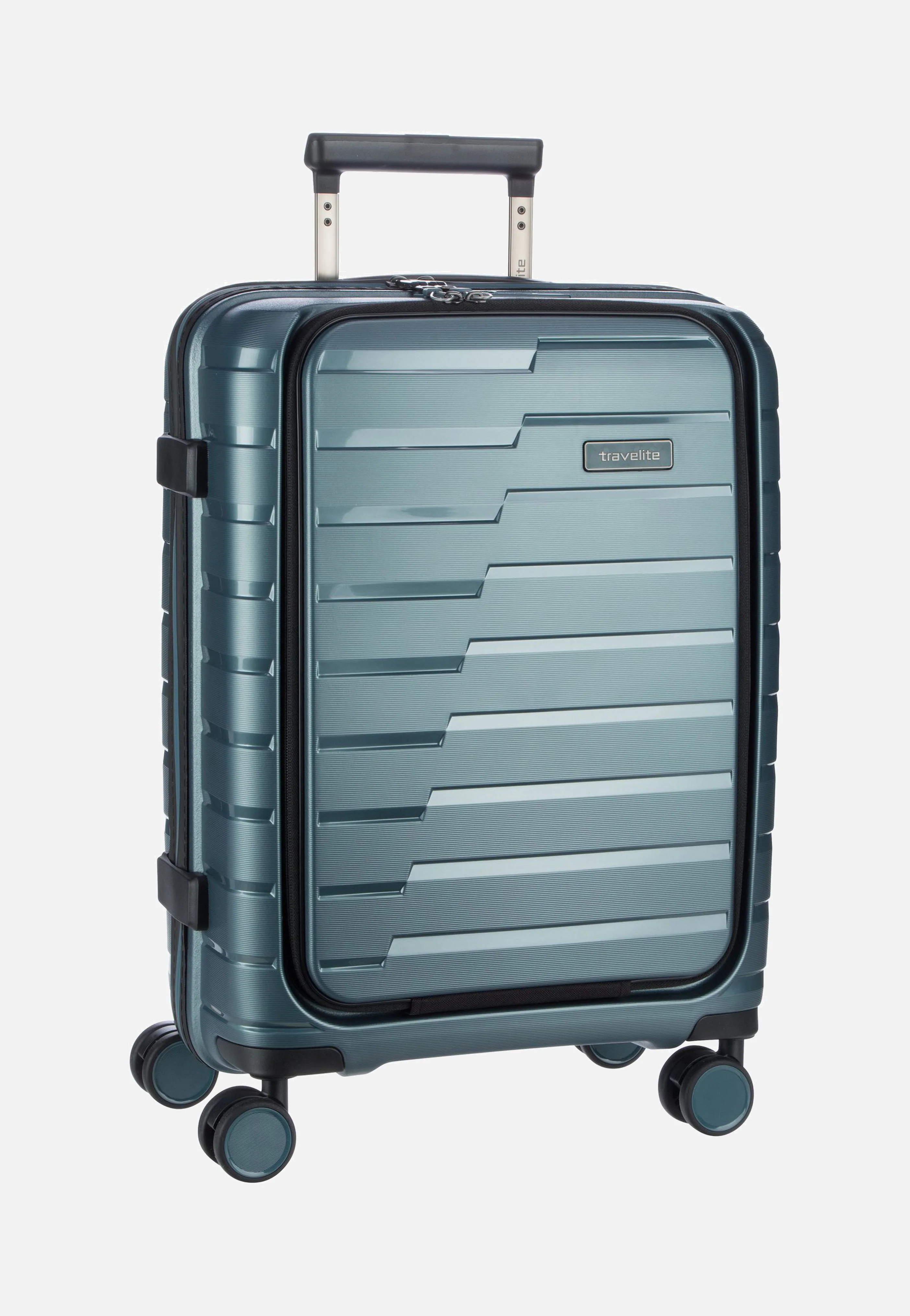 Air Base 4-Rad Trolley S Vortasche Eisblau - Koffer