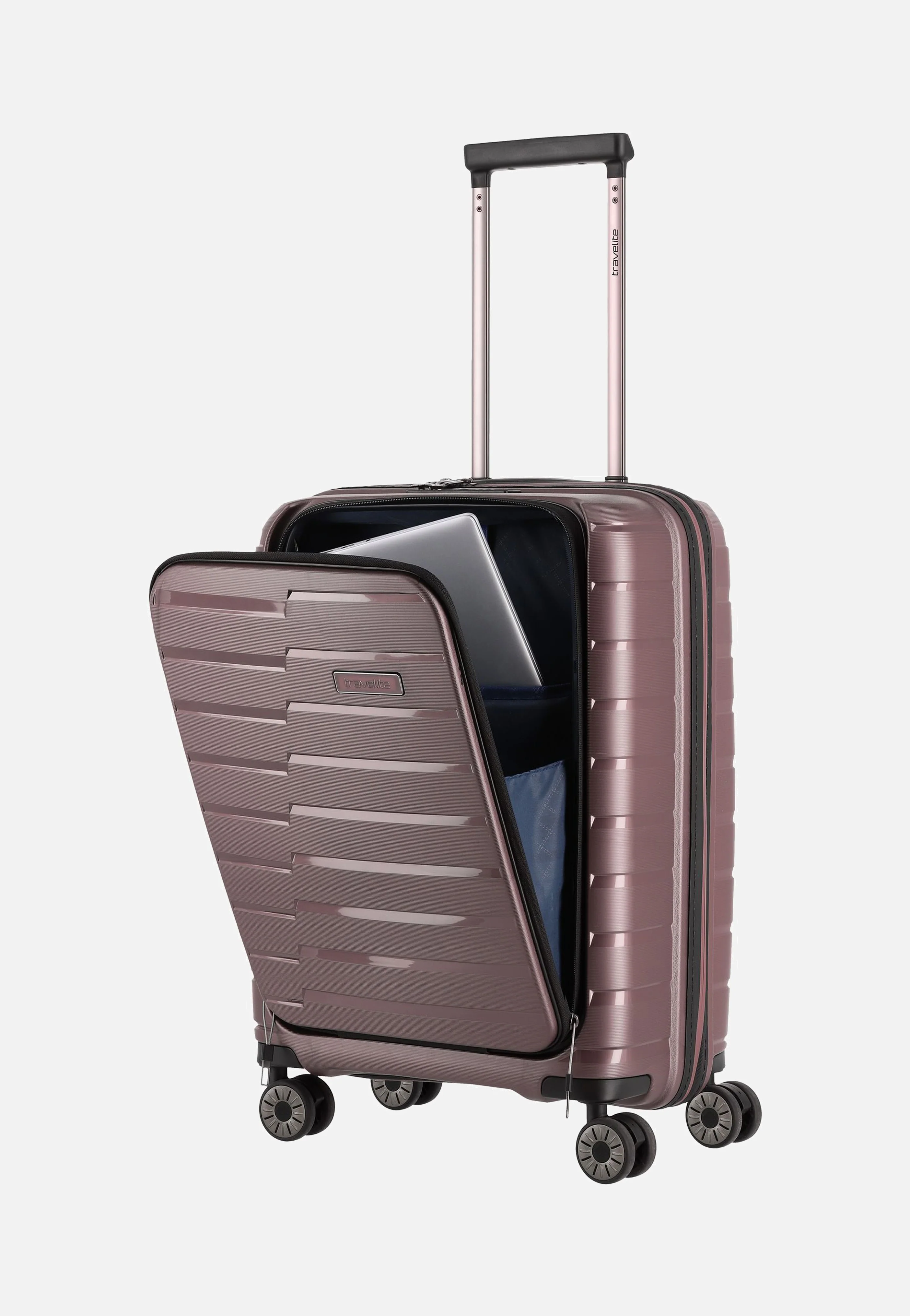 Air Base 4-Rad Trolley S Vortasche Flieder - Koffer - Image 5
