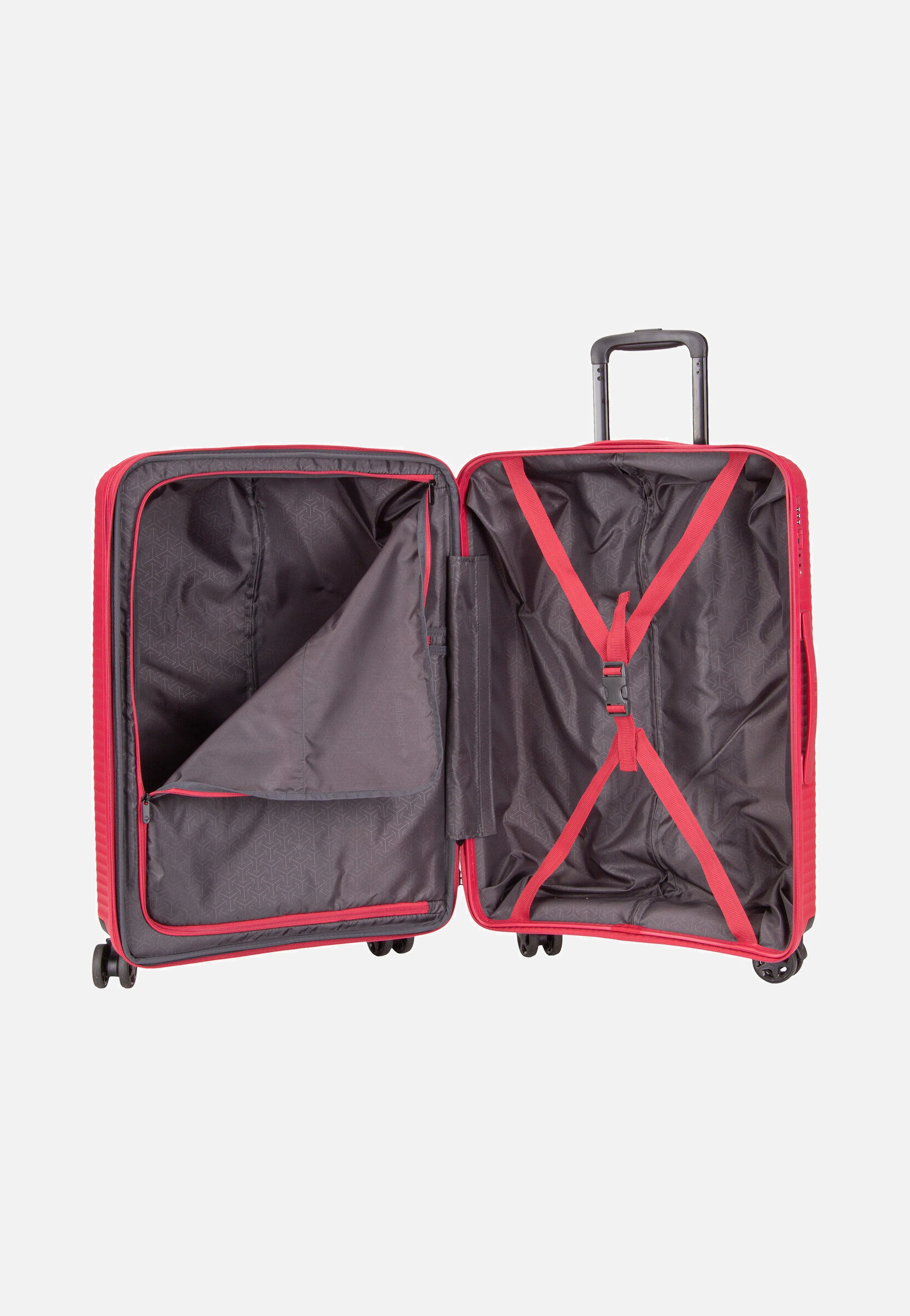 Air Stripe Trolley 4w M exp. Red - Koffer - Image 3