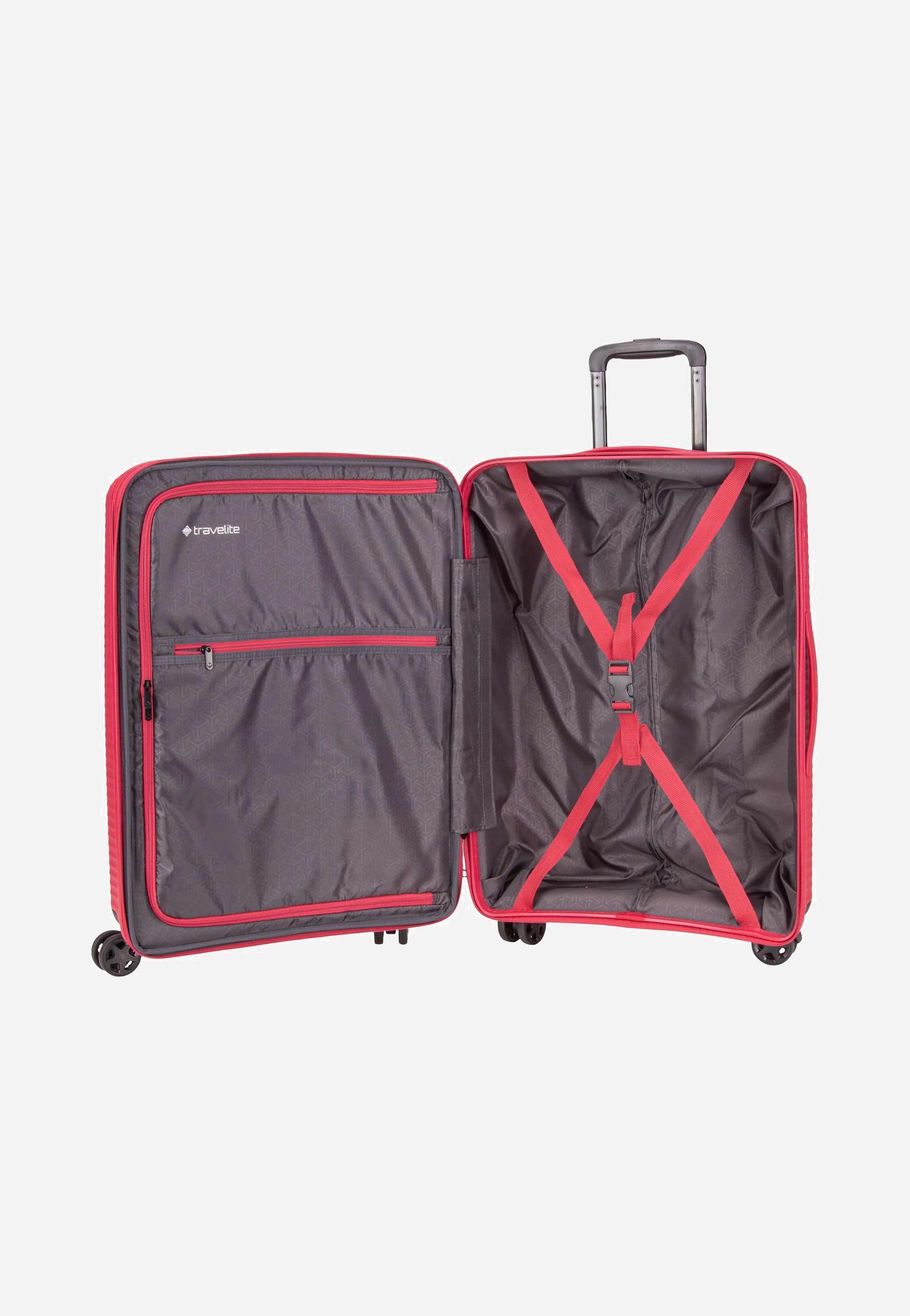 Air Stripe Trolley 4w M exp. Red - Koffer - Image 4