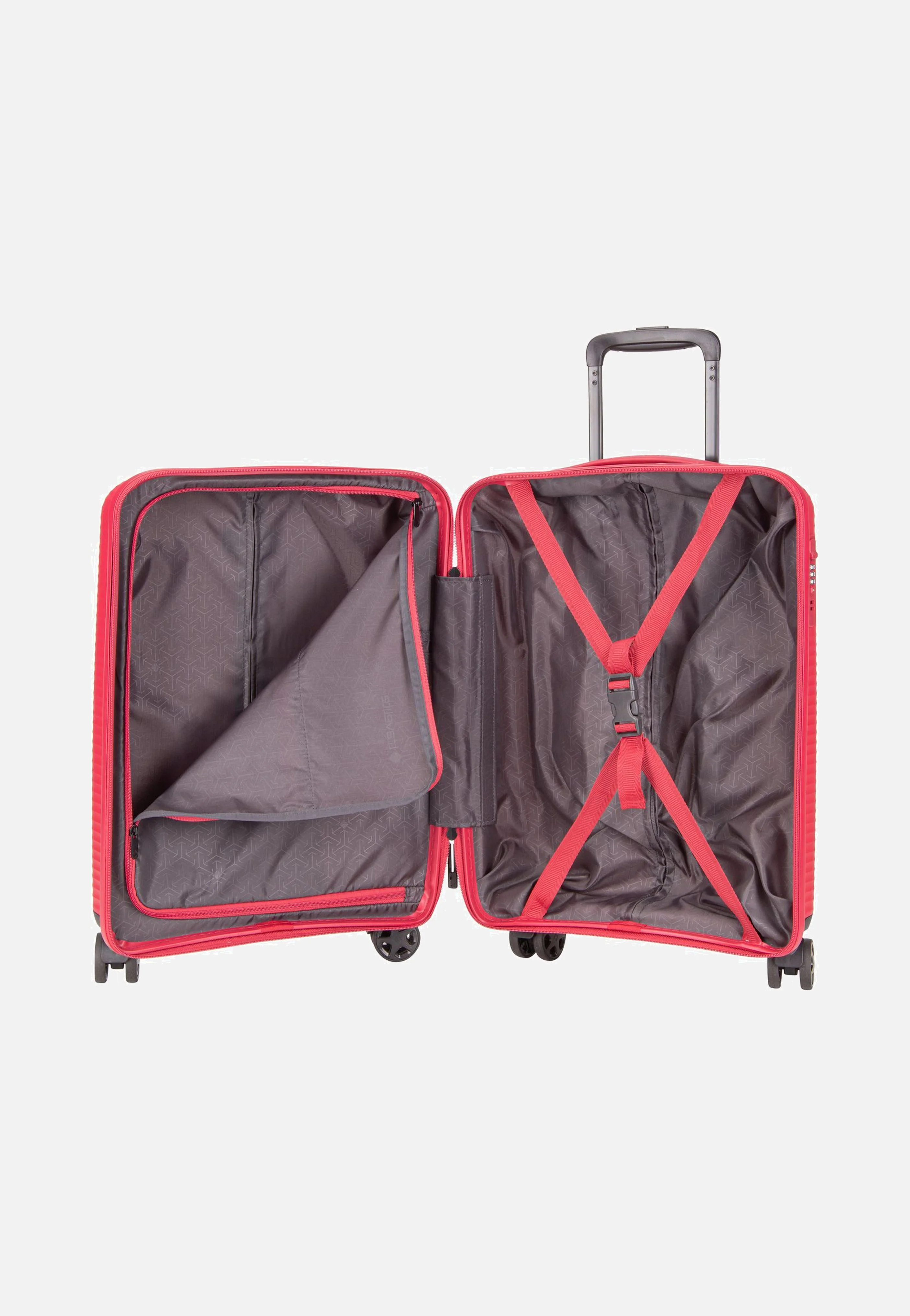 Air Stripe Trolley 4w S Red - Koffer - Image 3