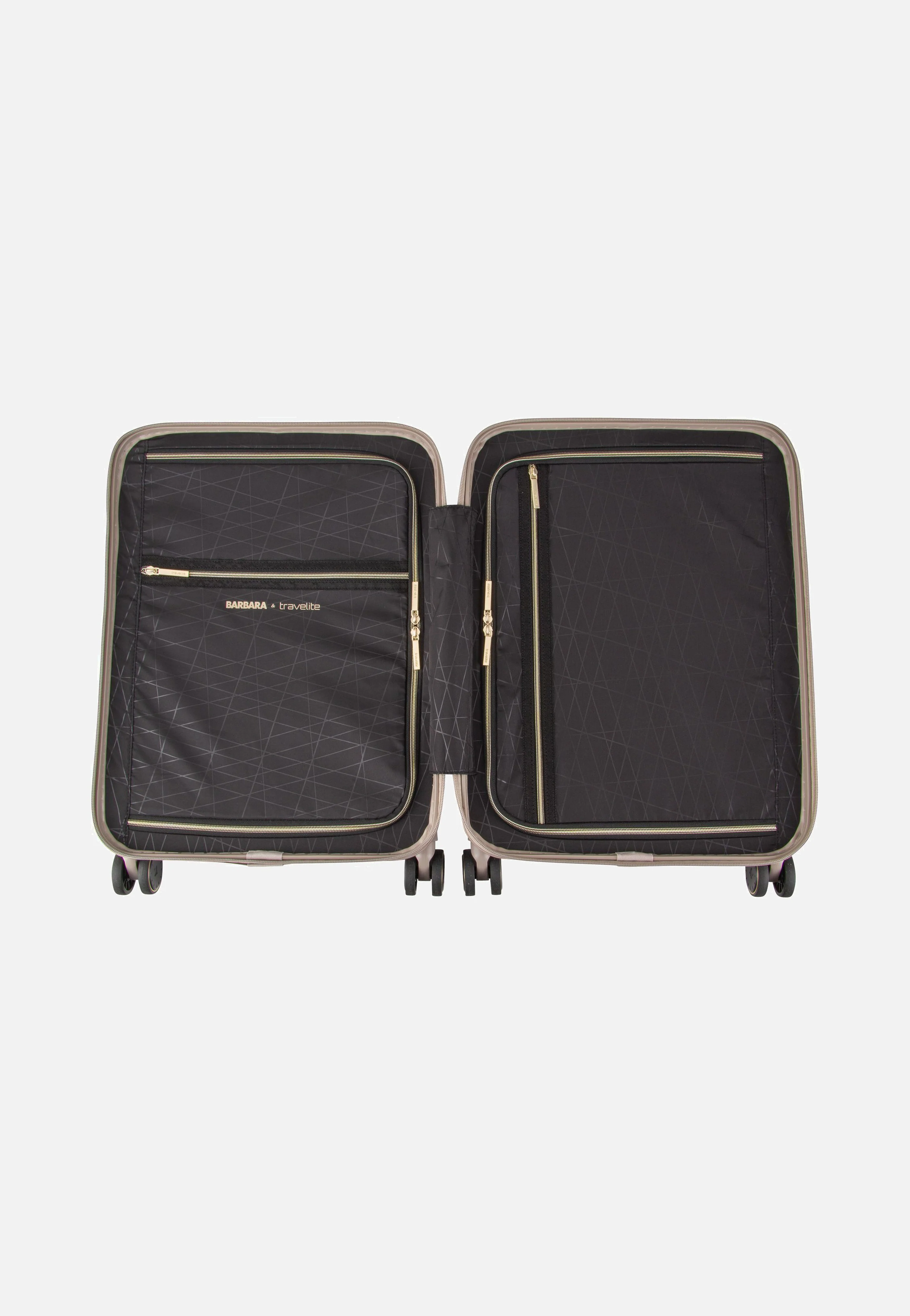 Barbara Novelty 4W Trolley S Satin Nude - Koffer - Image 4