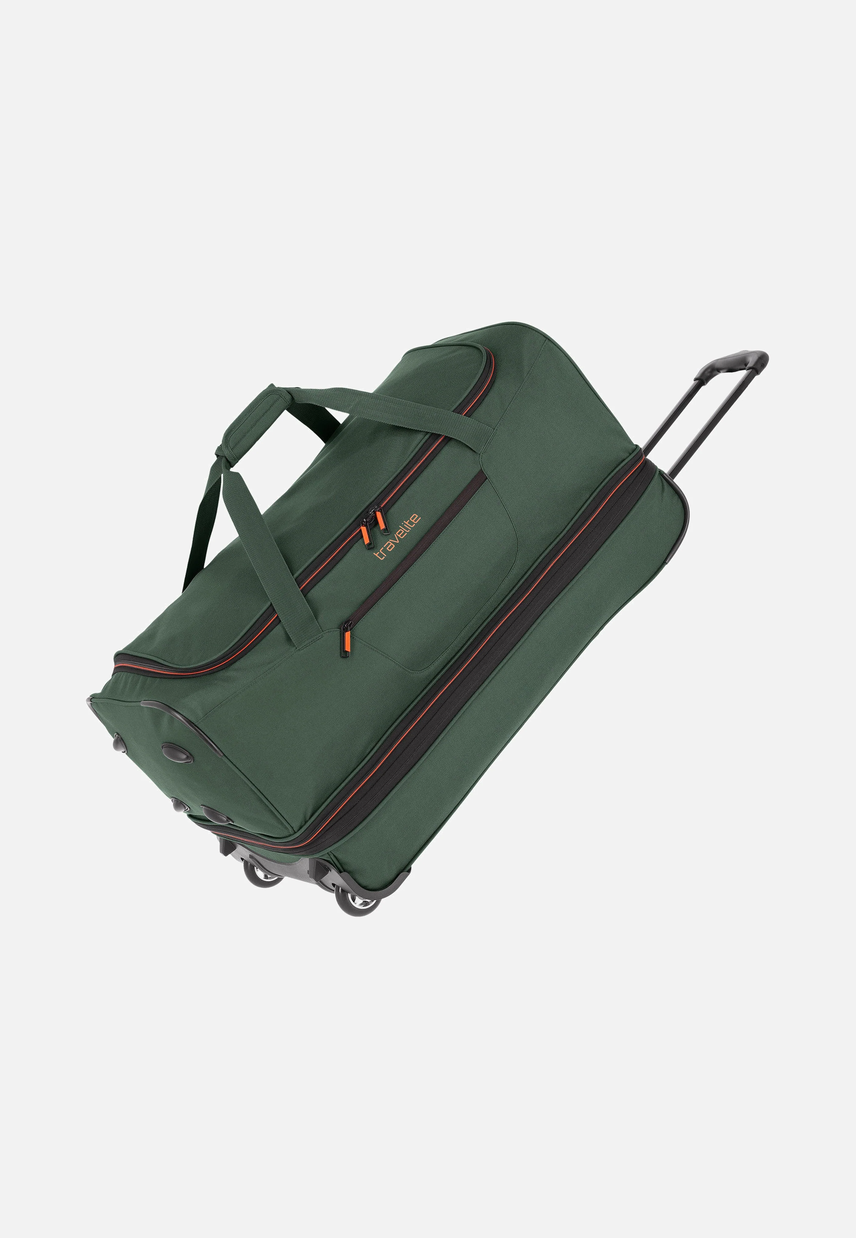 Basics Trolley L Dunkelgrün - Travel Bag - Image 5
