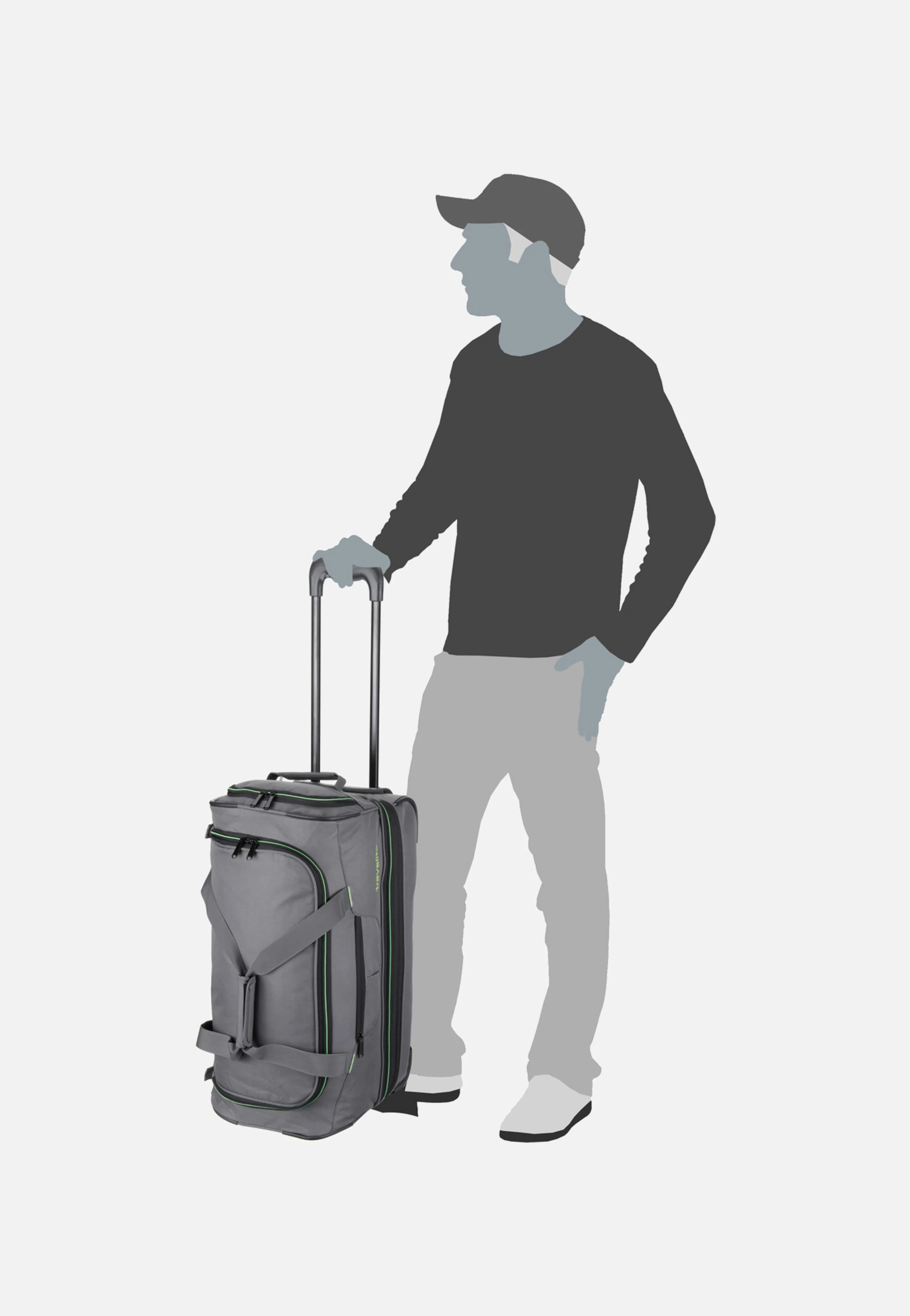 Basics Trolley S Grau - Travel Bag - Image 8