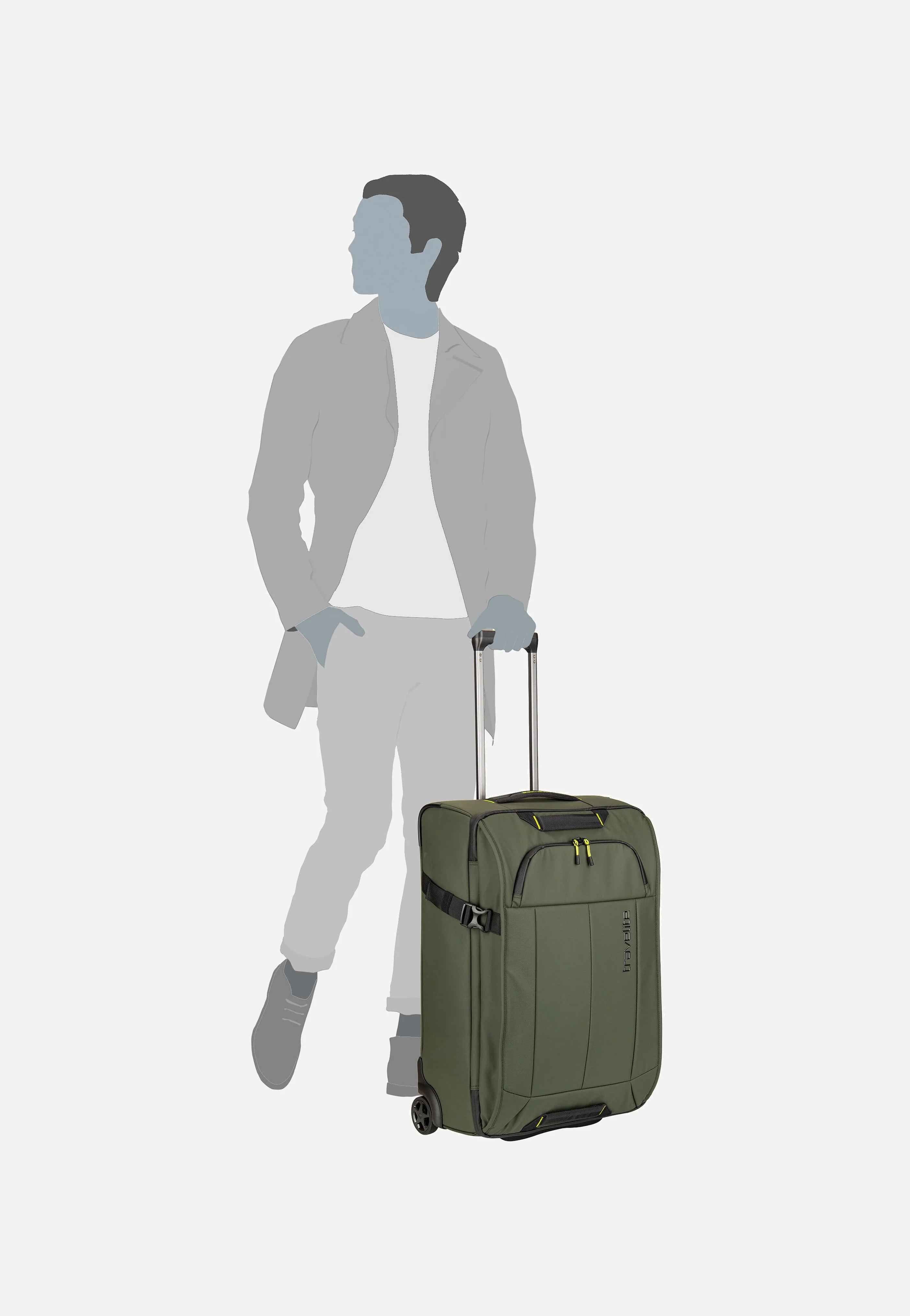 Briize Wheeled Duffle M Khaki - Koffer - Image 8