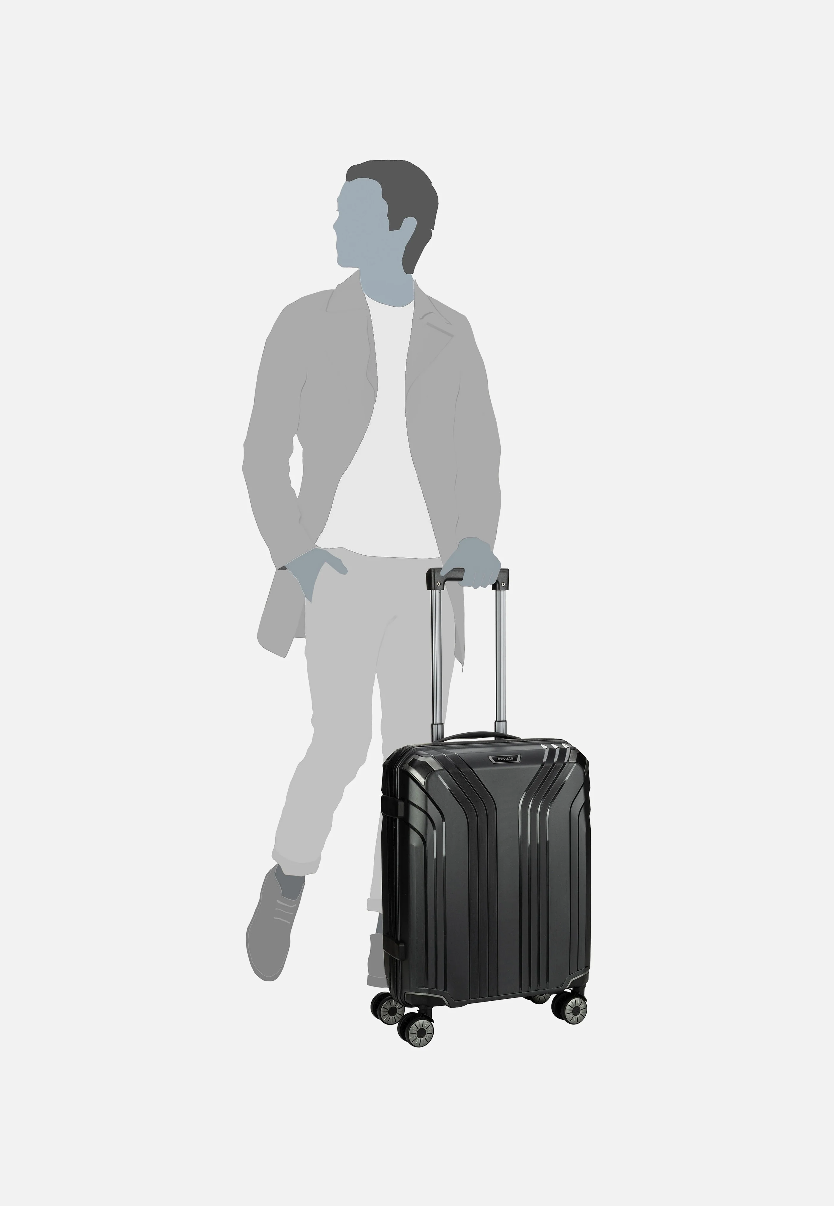Elvaa 4w Trolley S Schwarz - Koffer - Image 7