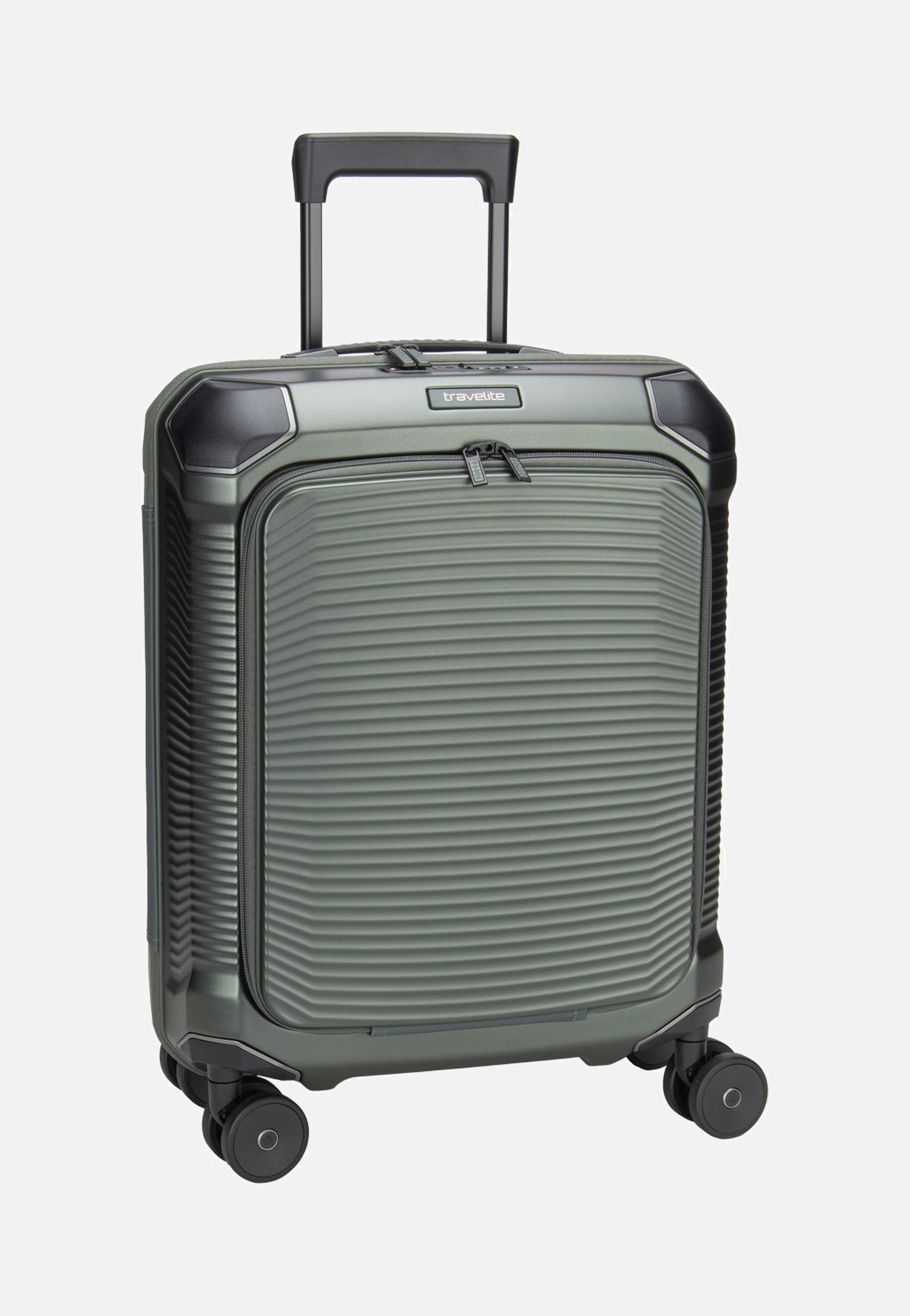Millennium Trolley 4W S Front Pocket Pine Green - Koffer