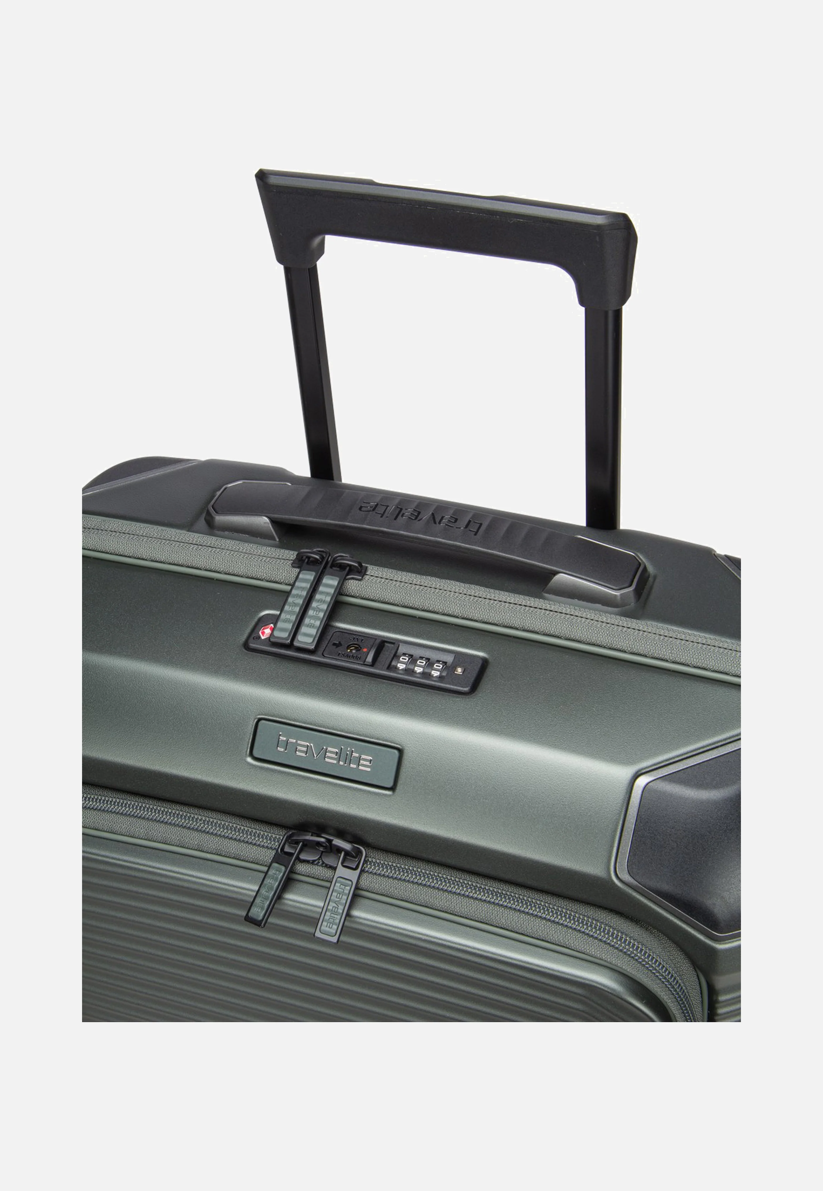 Millennium Trolley 4W S Front Pocket Pine Green - Koffer - Image 5