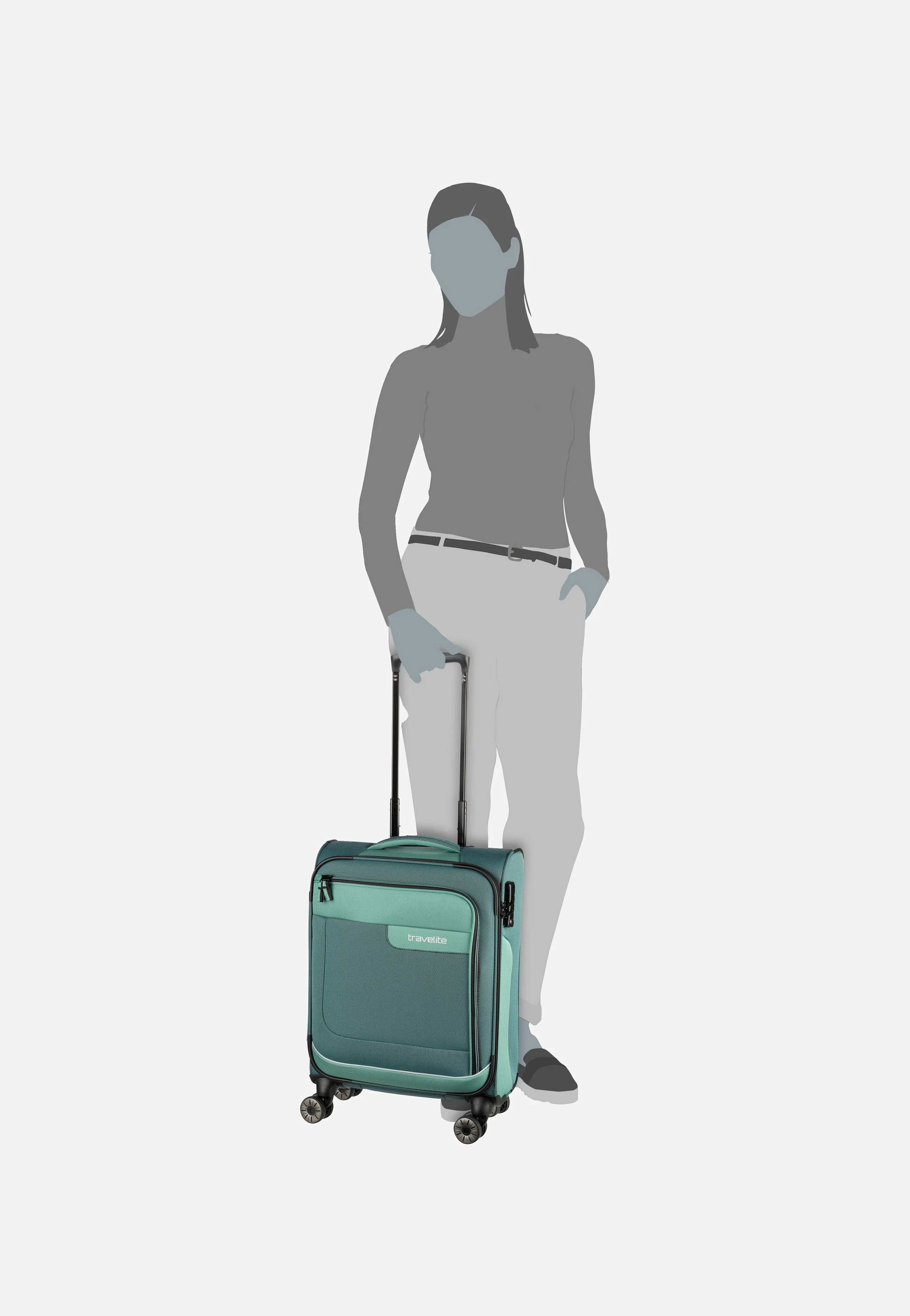 Viia 4w Trolley S Eukalyptus - Koffer - Image 6