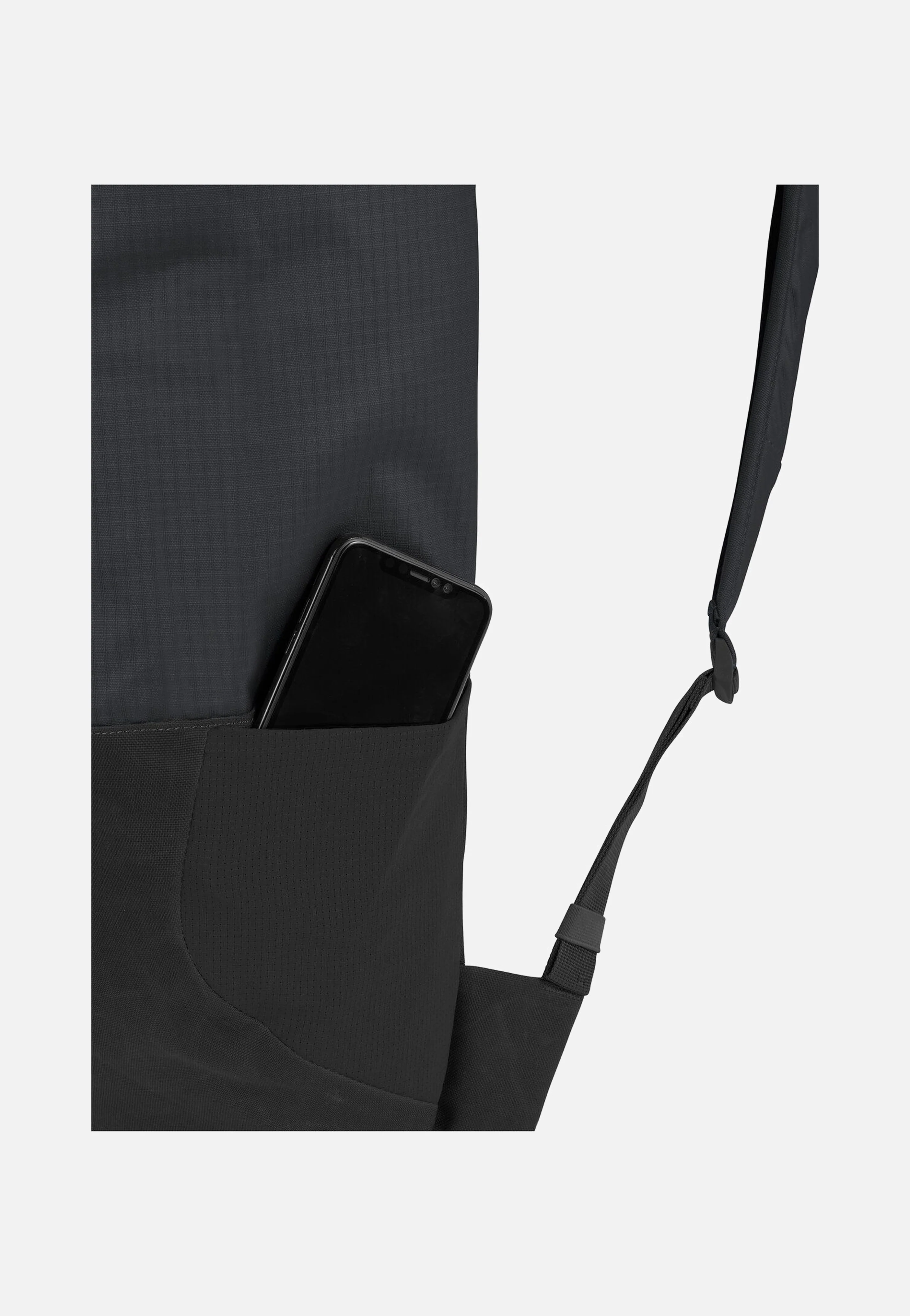 CityGo 18 Black - Rolltop Rucksack - Image 8