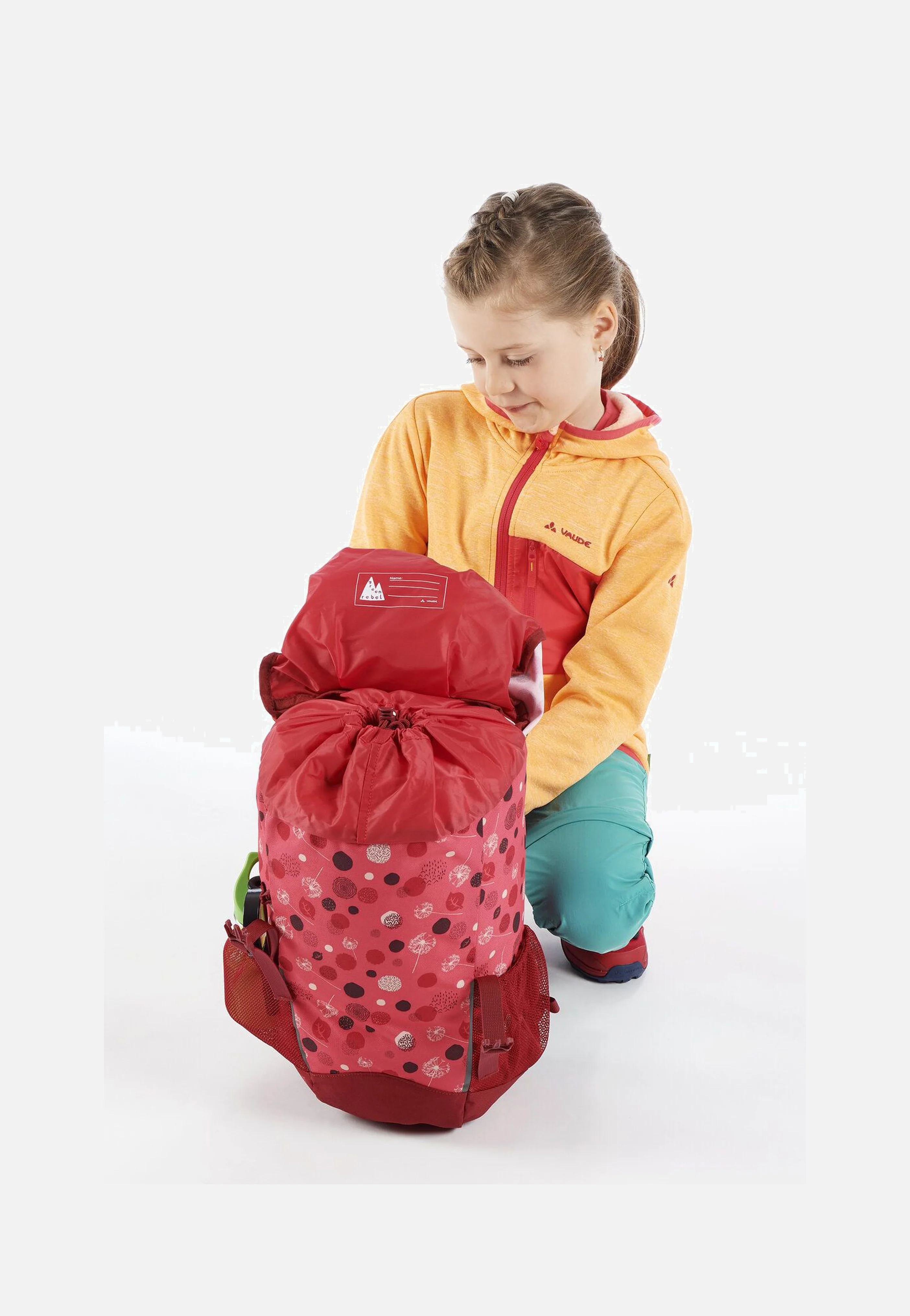 Puck 14 Bright Pink/Cranberry - Rucksack - Image 6