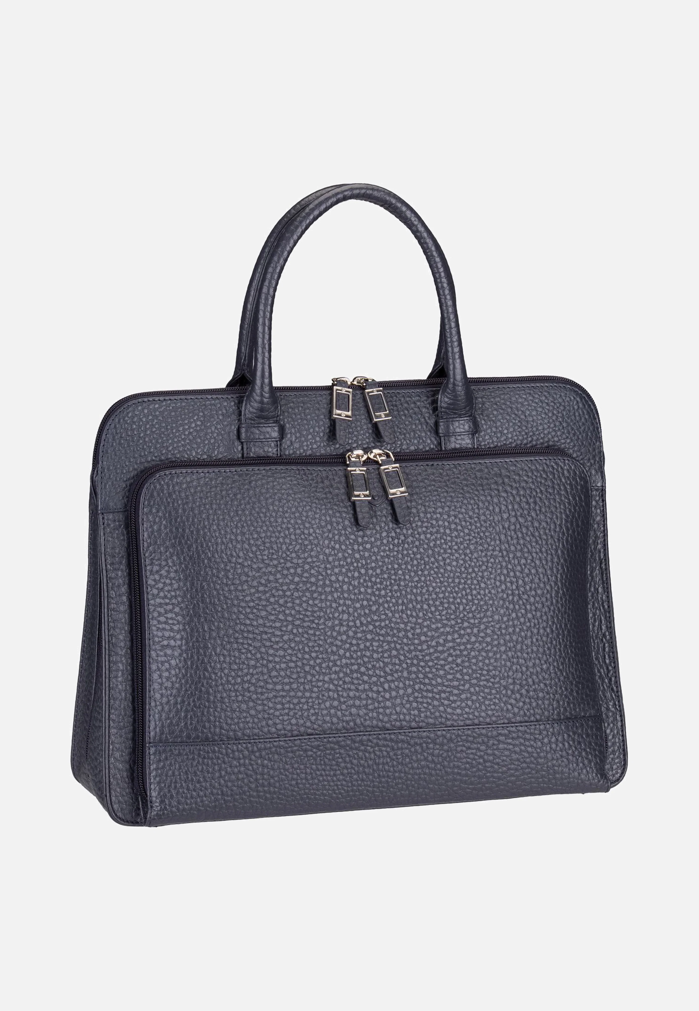 Hirsch 21877 Blau - Aktentasche
