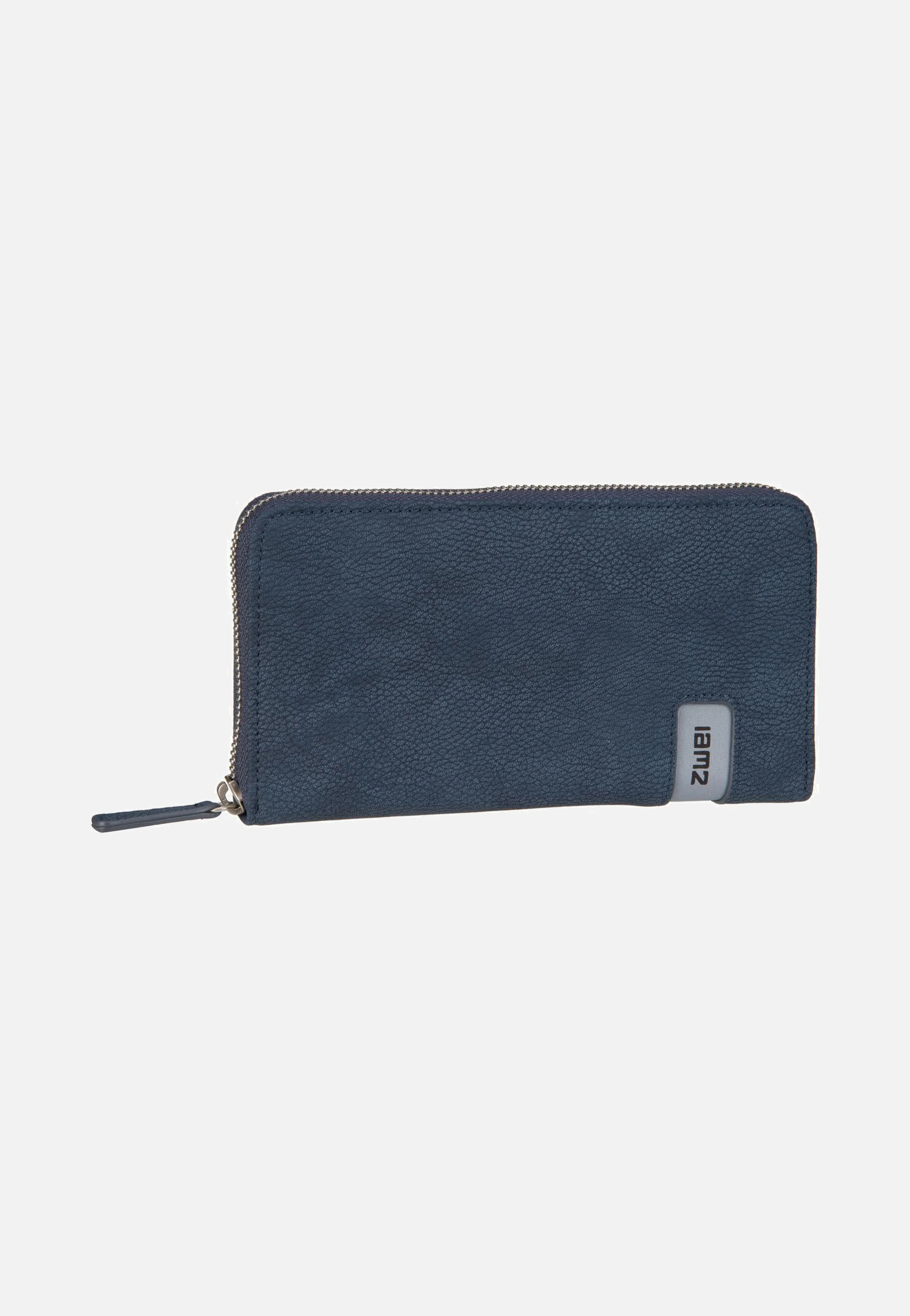 Mademoiselle M.Wallet MW2 Nubuk/Blue - Portemonnaie