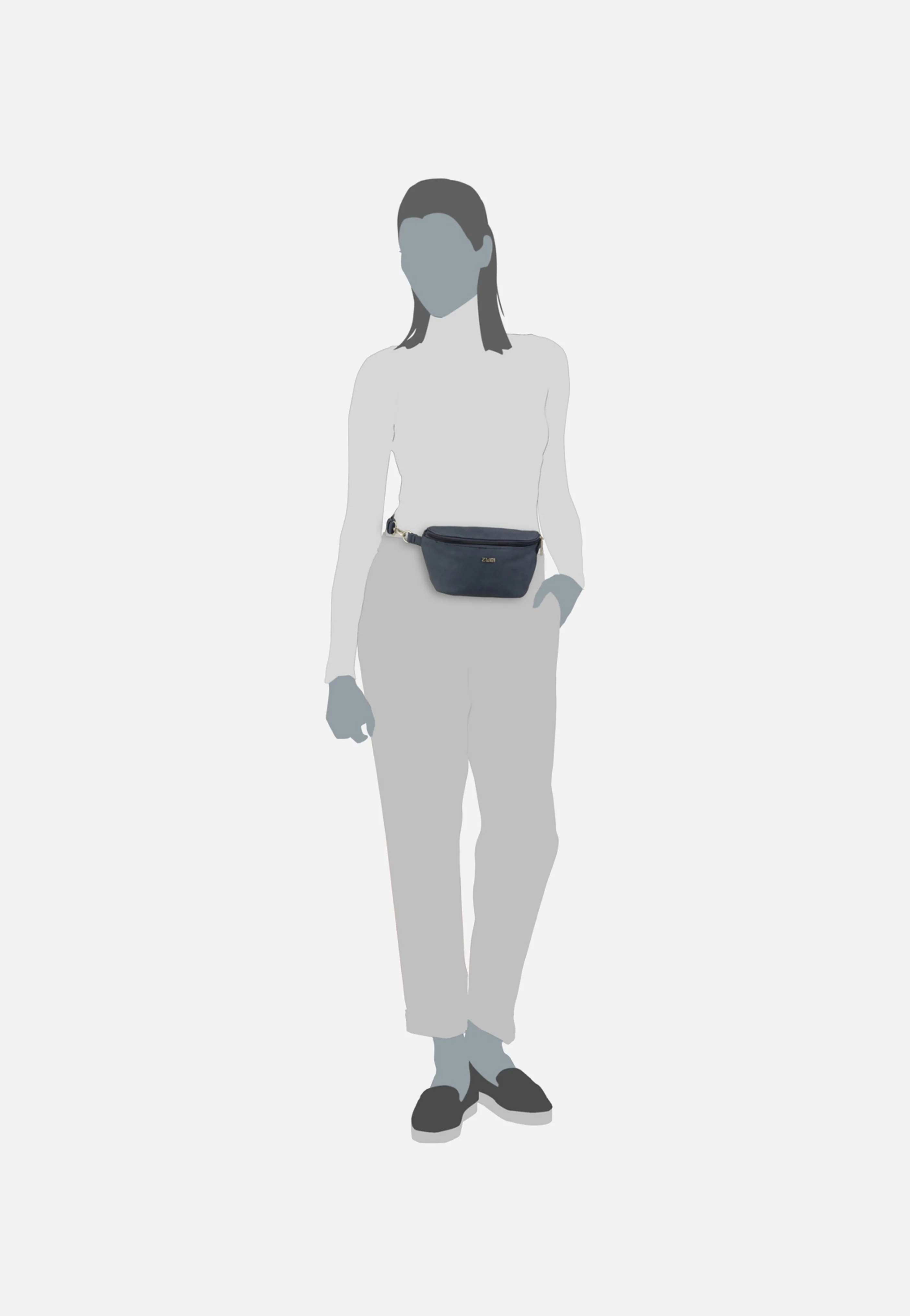 Mademoiselle MH4 Nubuk/Blue - Bauchtasche - Image 6